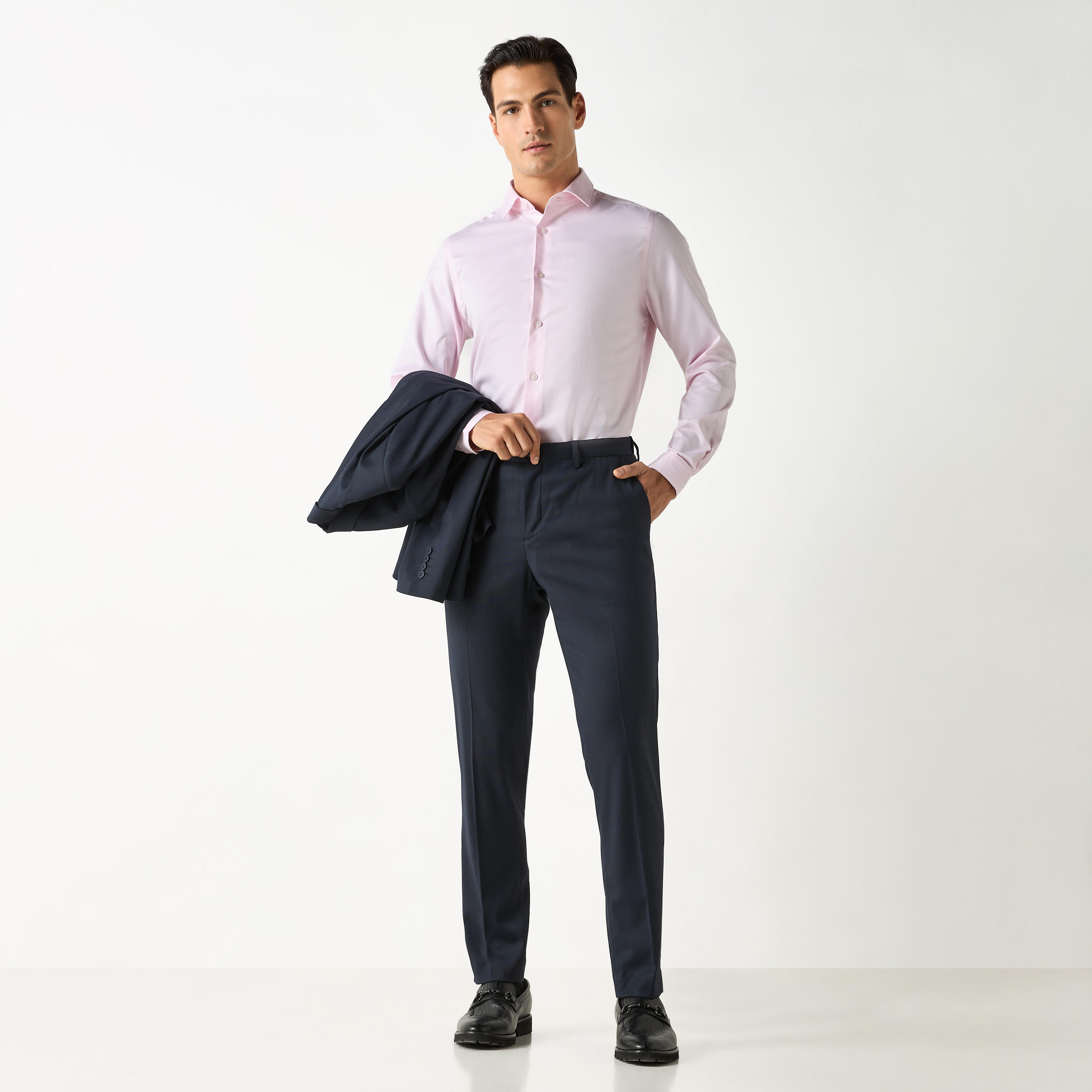 قميص رسمي بارز الملمس بأكمام طويلة-men-clothing-shirts-image-2