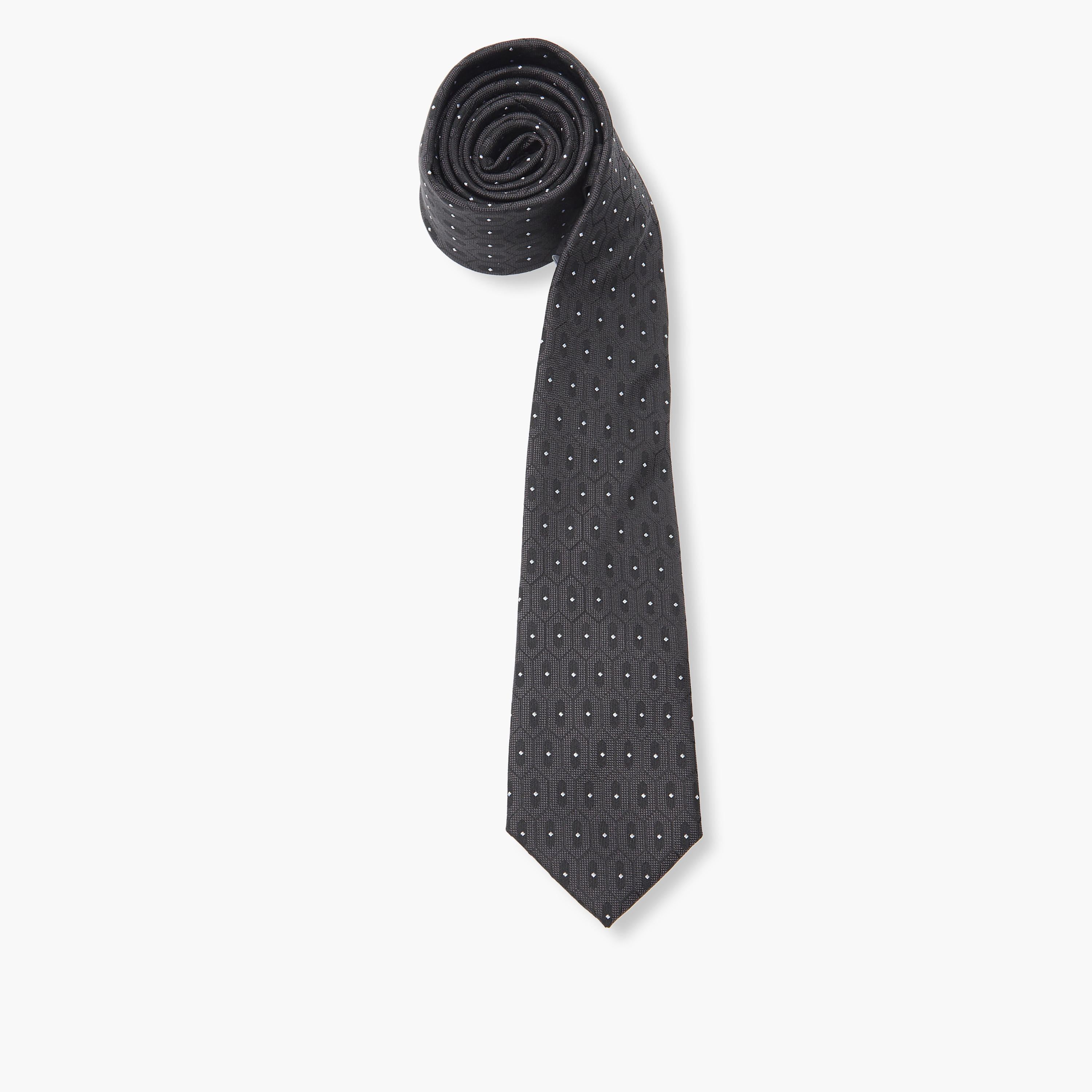 Textured Tie with Keeper Loop-men-tiesandcufflinks-pocketsquares-image-2