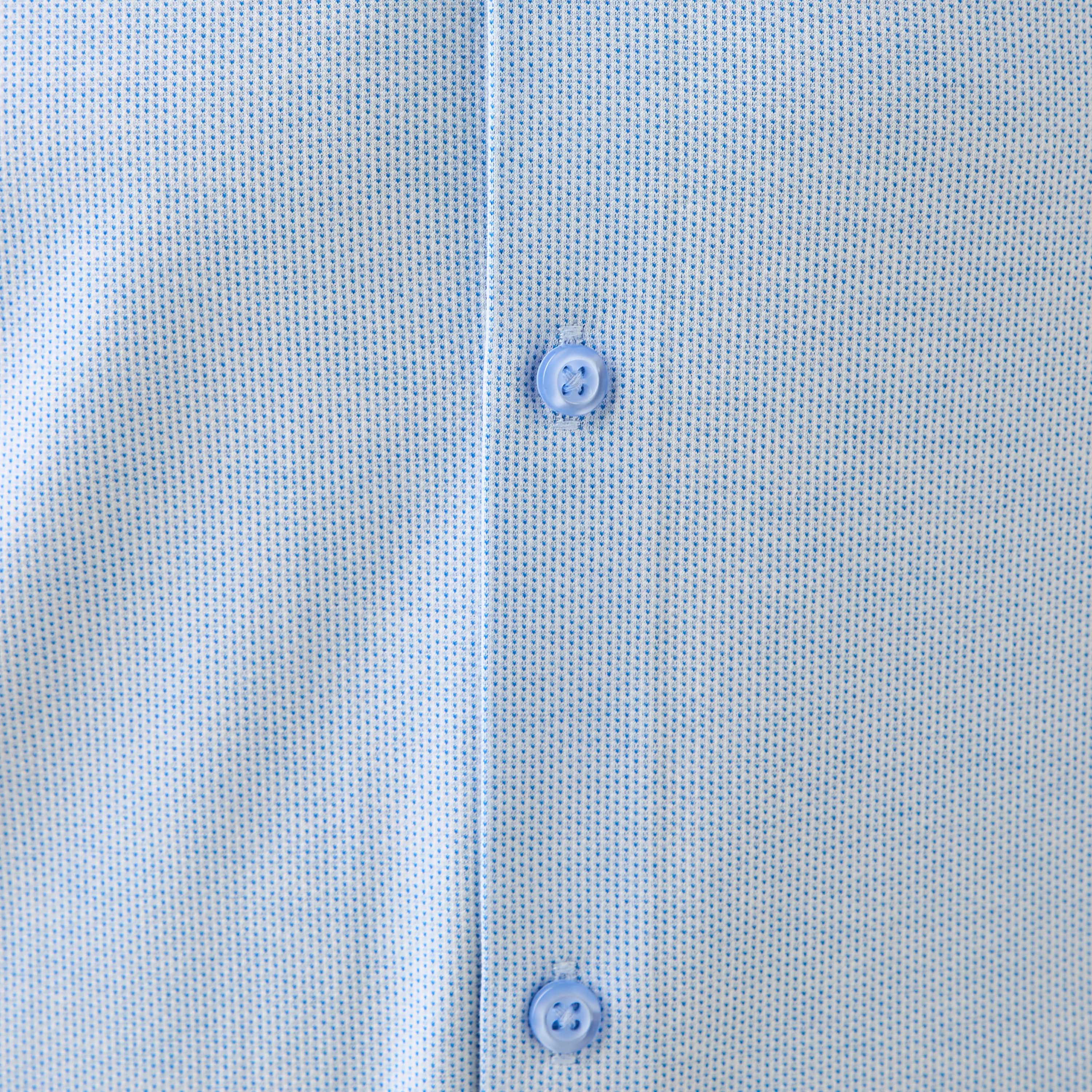 Slim Fit Textured Shirt with Collar and Long Sleeves-men-clothing-shirts-image-6