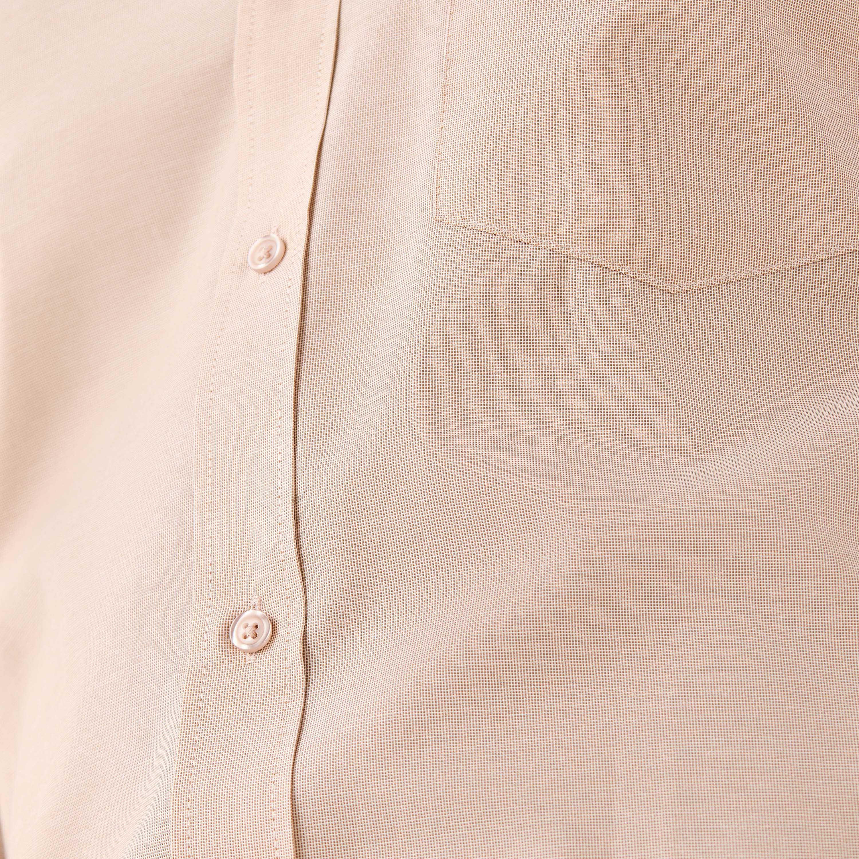 Regular Fit Striped Collared Shirt with Chest Pocket-men-clothing-shirts-image-6