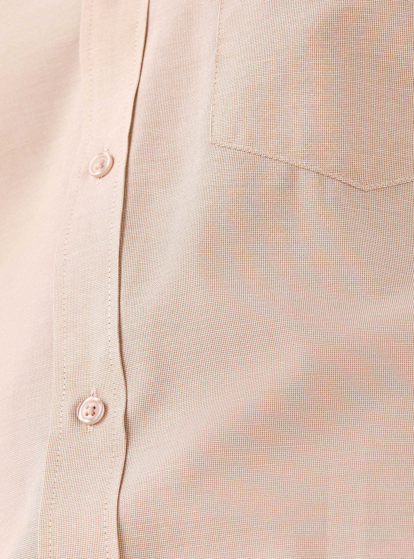 Regular Fit Striped Collared Shirt with Chest Pocket-men-clothing-shirts-image-6