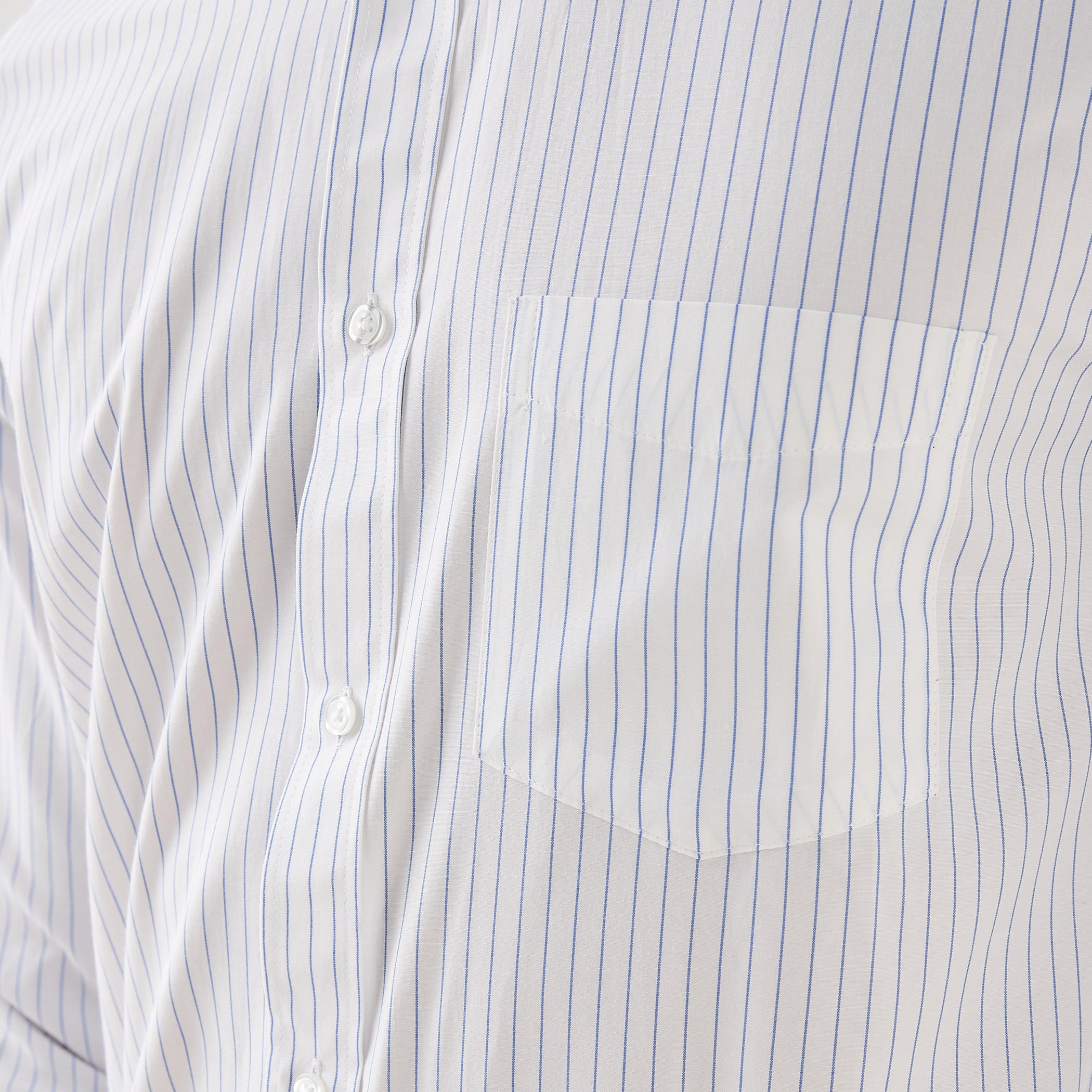 Regular Fit Striped Collared Shirt with Chest Pocket-men-clothing-shirts-image-6