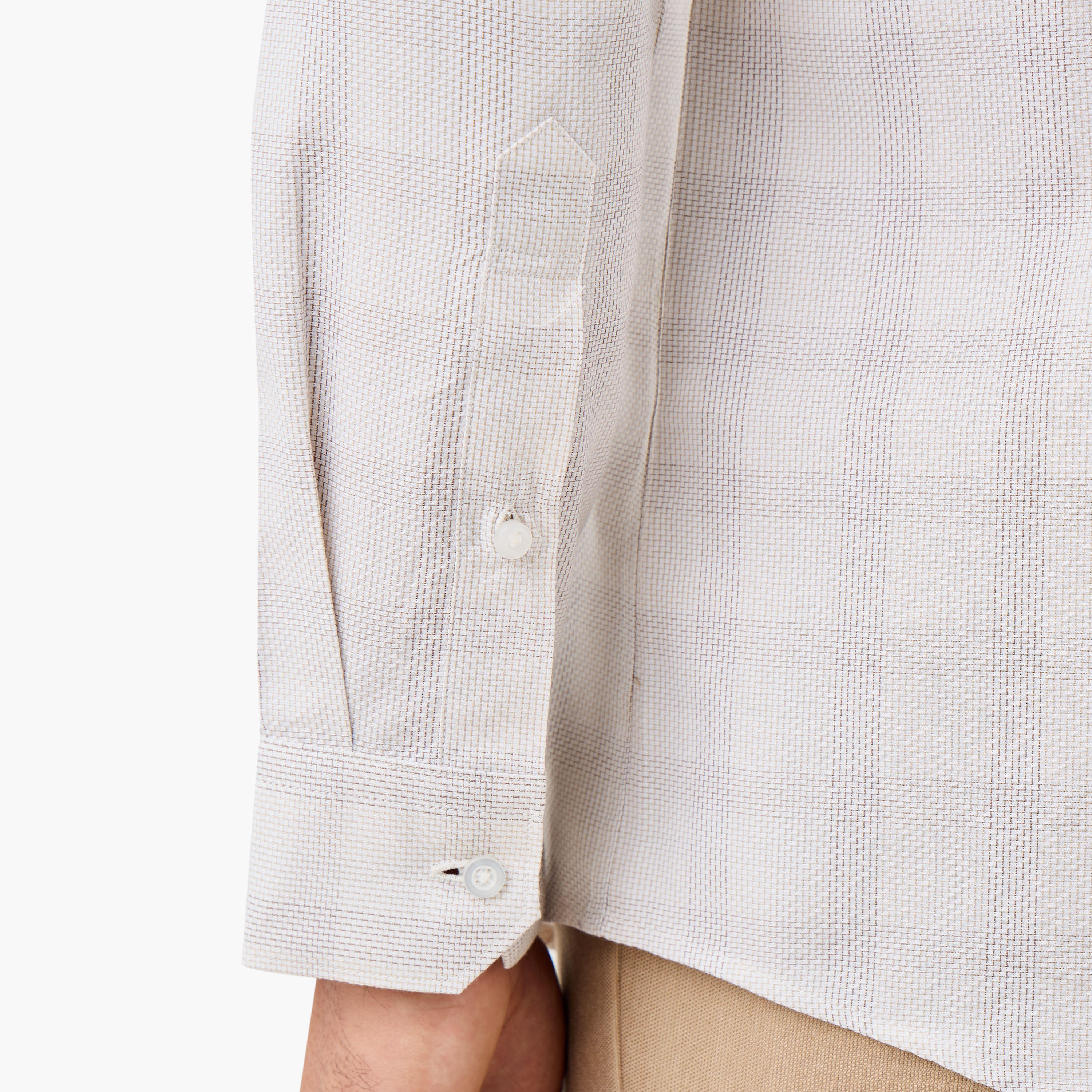 Regular Fit Checked Collared Shirt-men-clothing-shirts-image-5