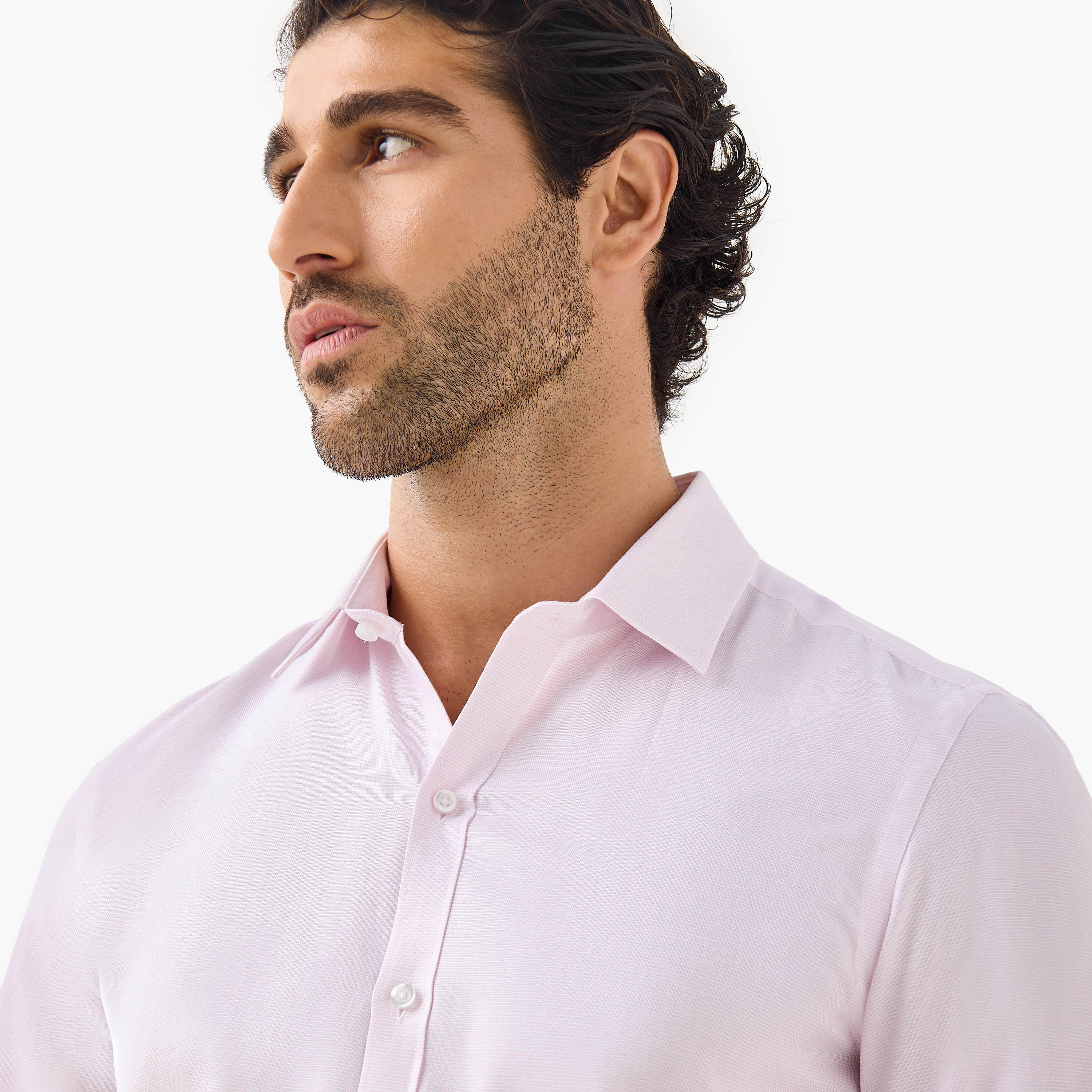 Regular Fit Textured Collared Shirt-men-clothing-shirts-image-4