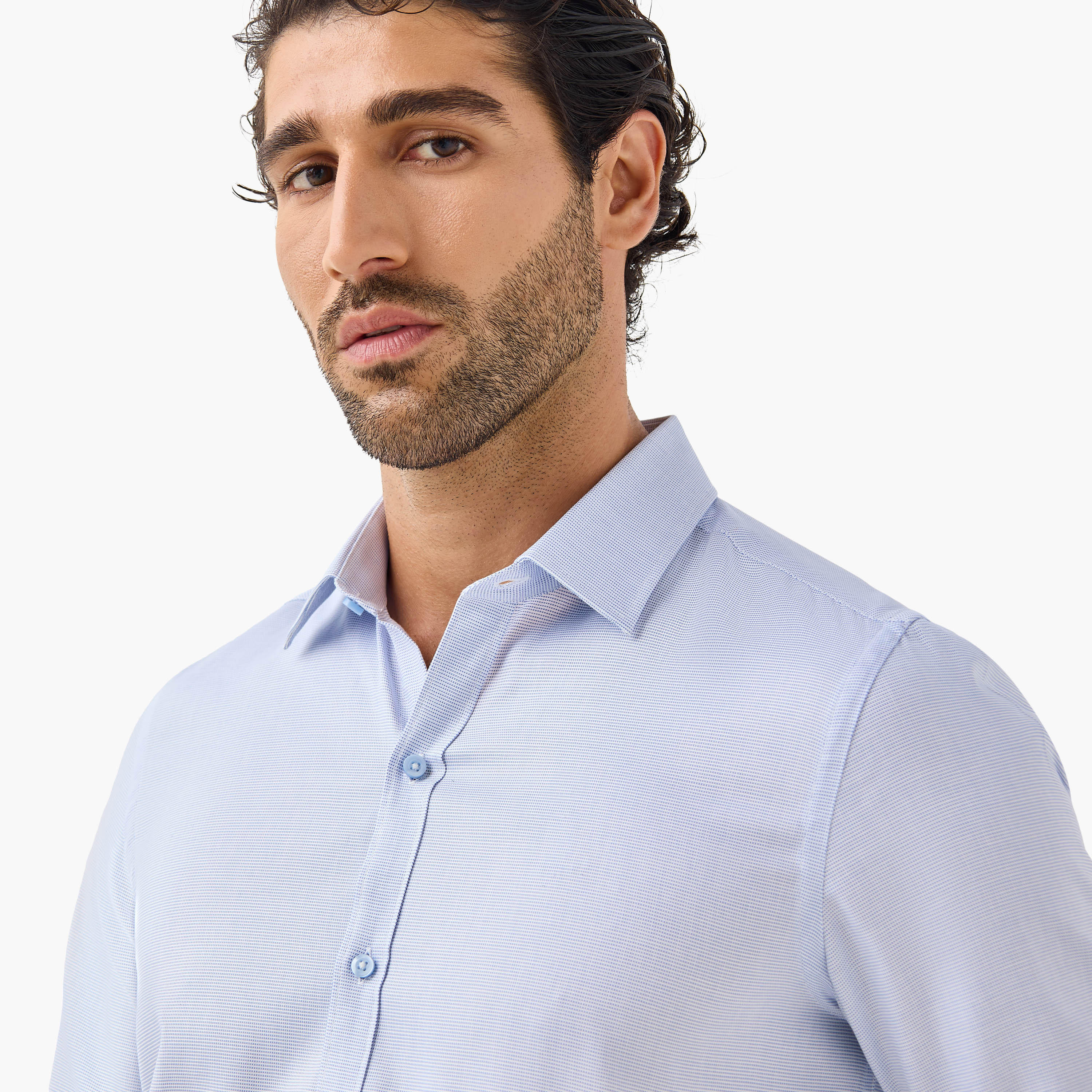 Regular Fit Textured Collared Shirt-men-clothing-shirts-image-4