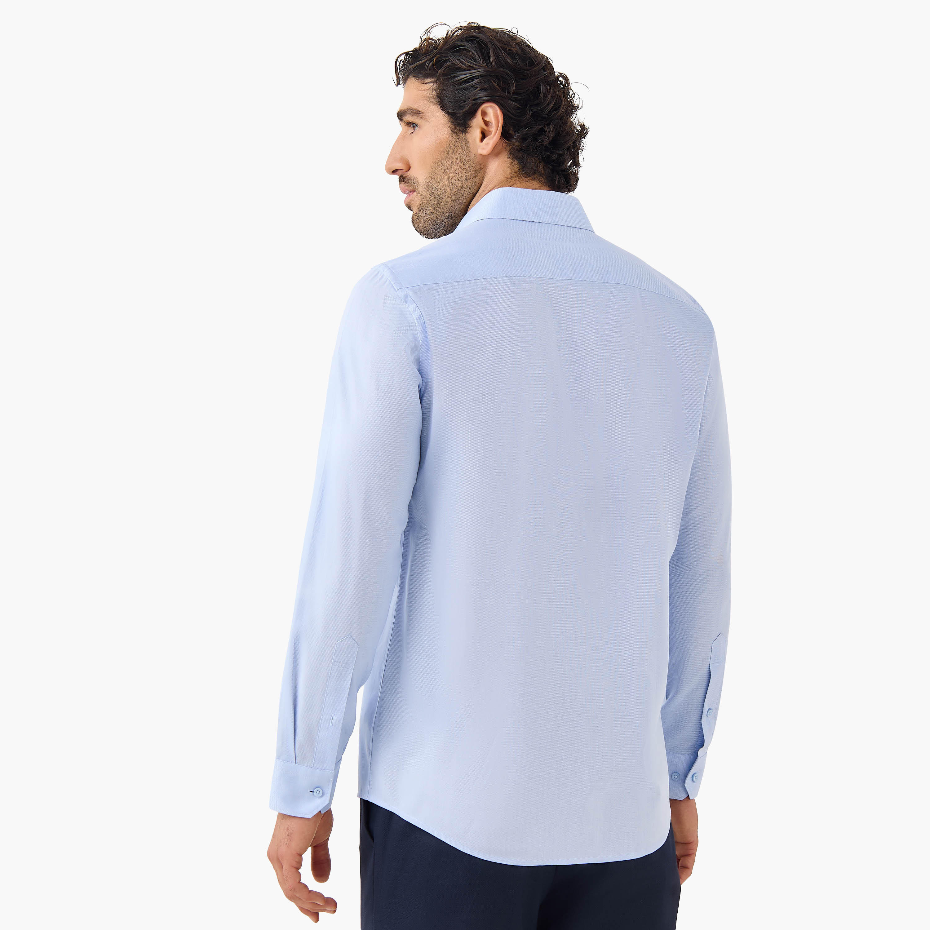 Textured Regular Fit Formal Shirt-men-clothing-shirts-image-3