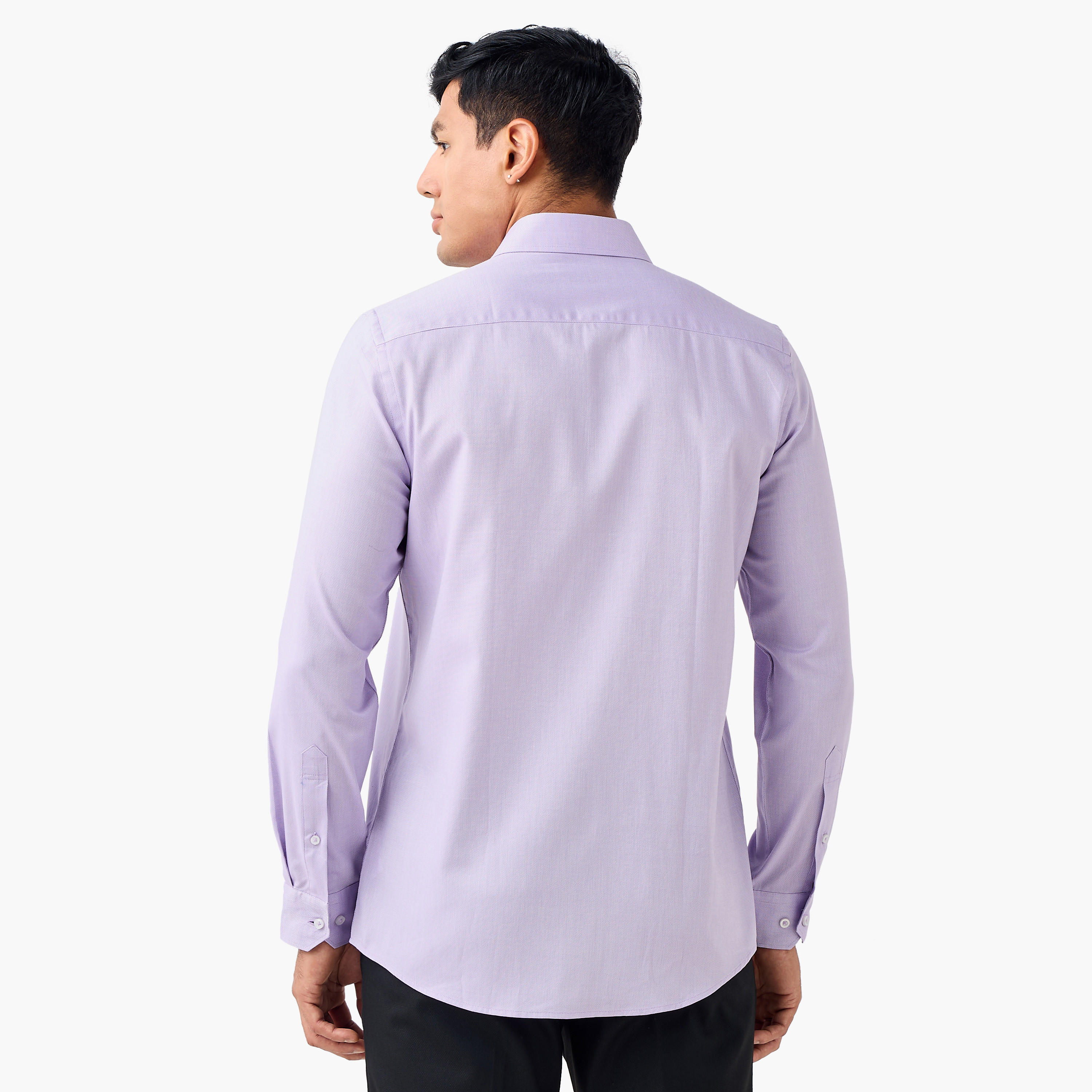 Textured Regular Fit Formal Shirt-men-clothing-shirts-image-3