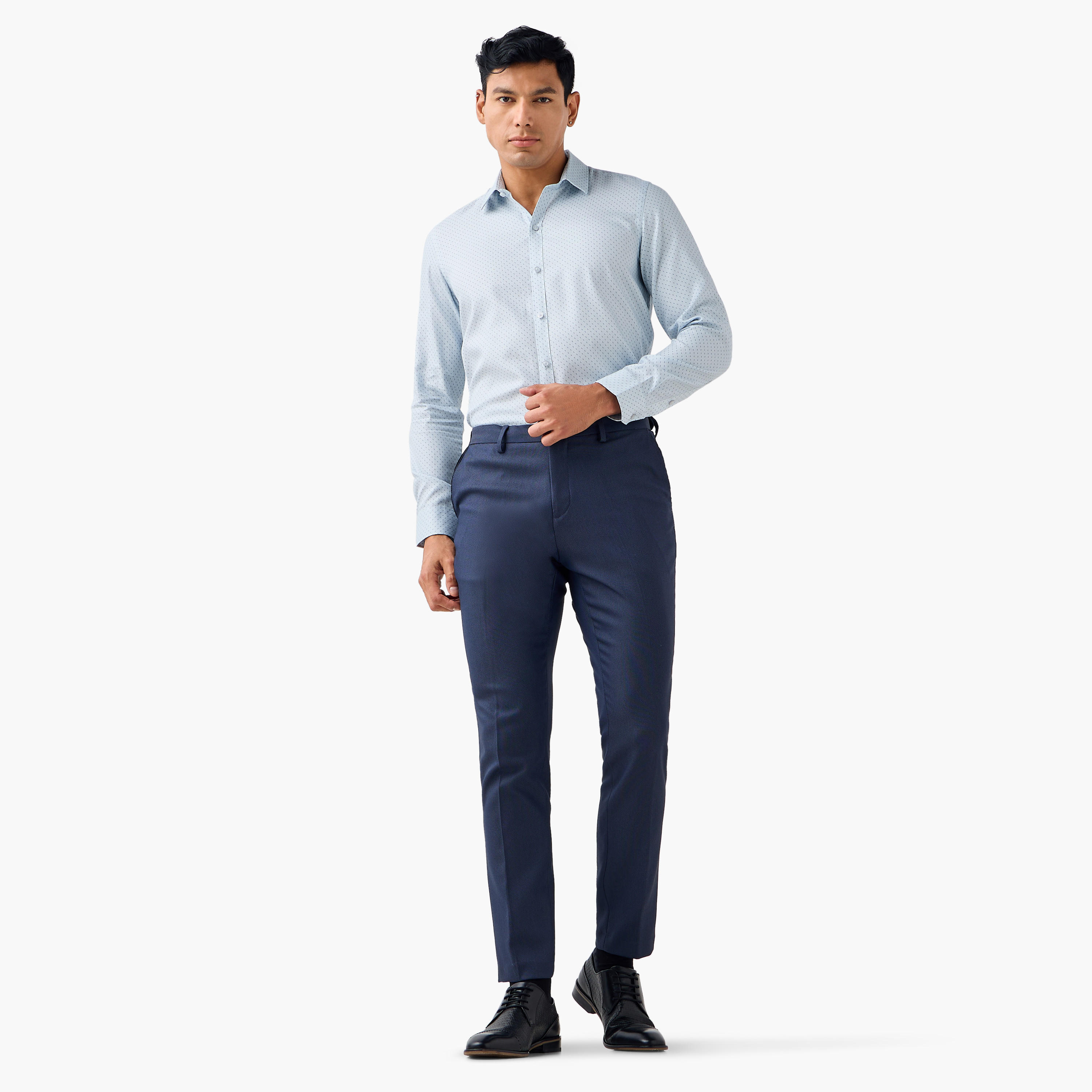 Printed Regular Fit Formal Shirt-men-clothing-shirts-image-2