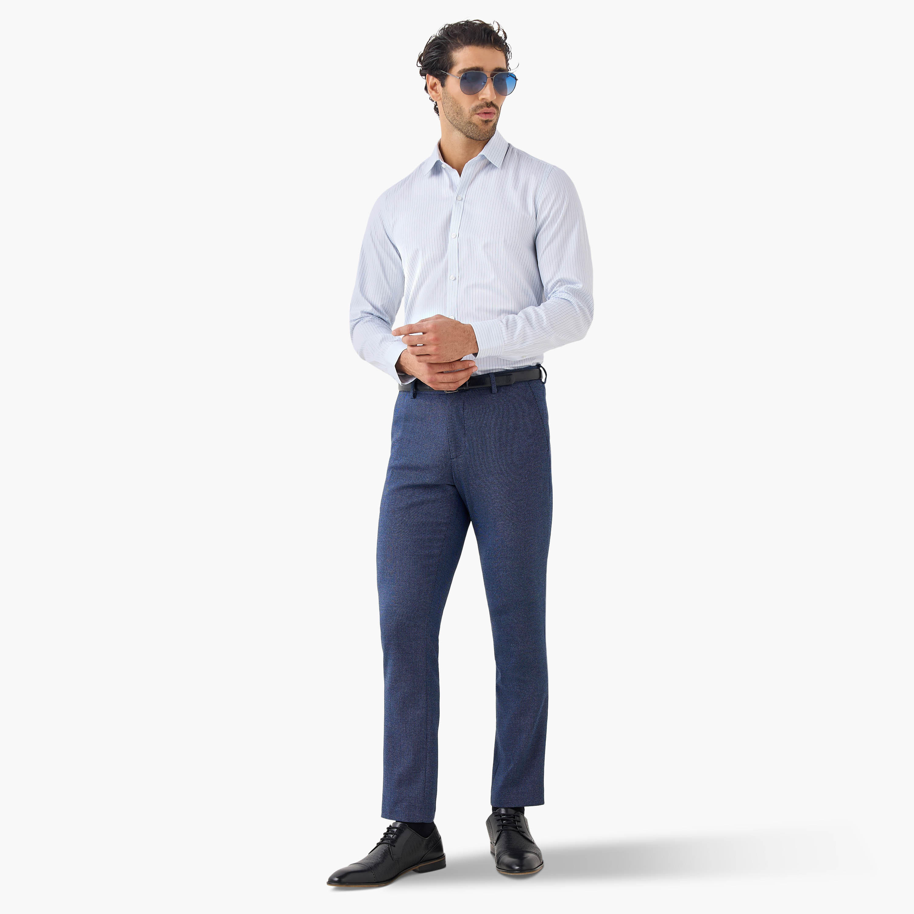 Striped Regular Fit Formal Shirt-men-clothing-shirts-image-2