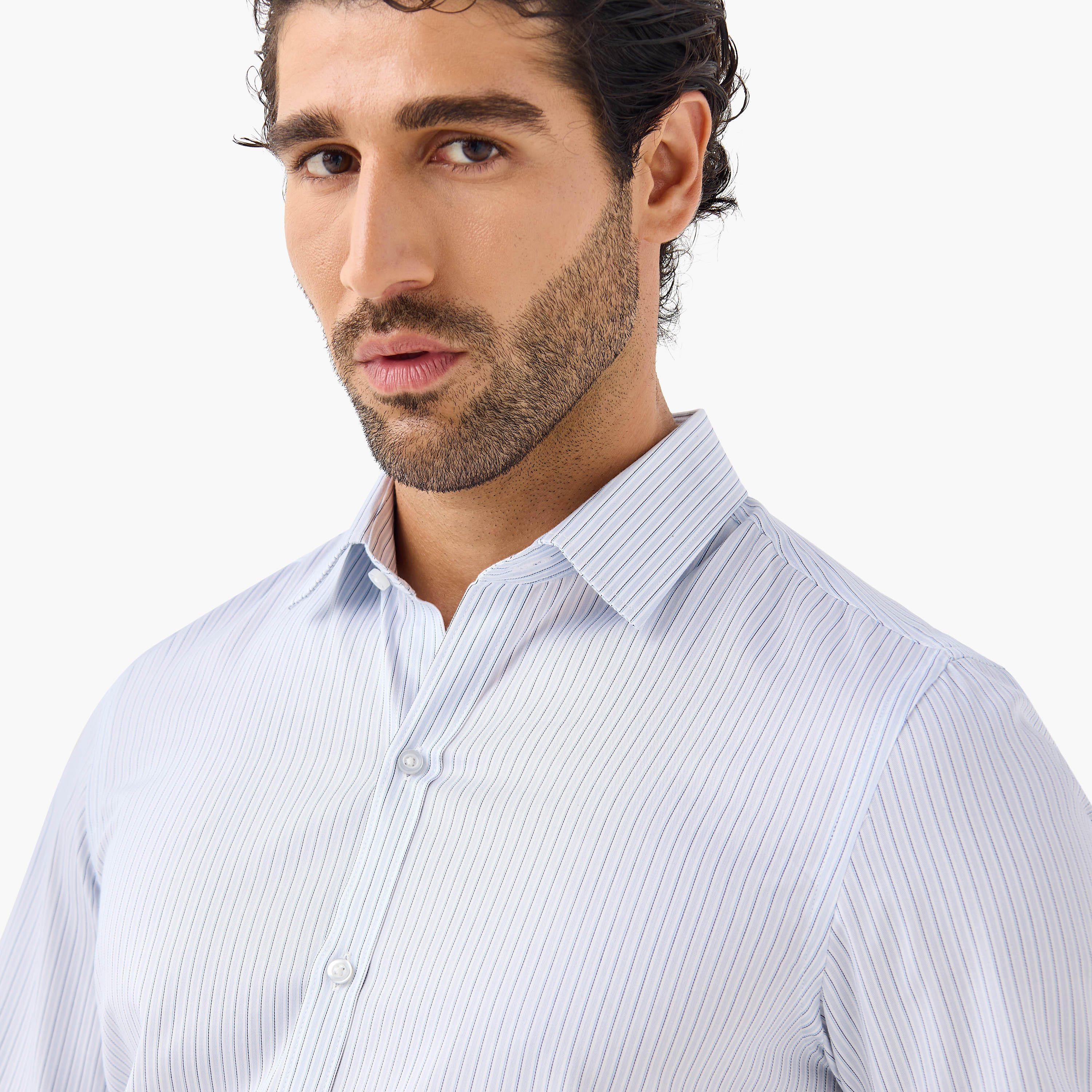 Striped Regular Fit Formal Shirt-men-clothing-shirts-image-4