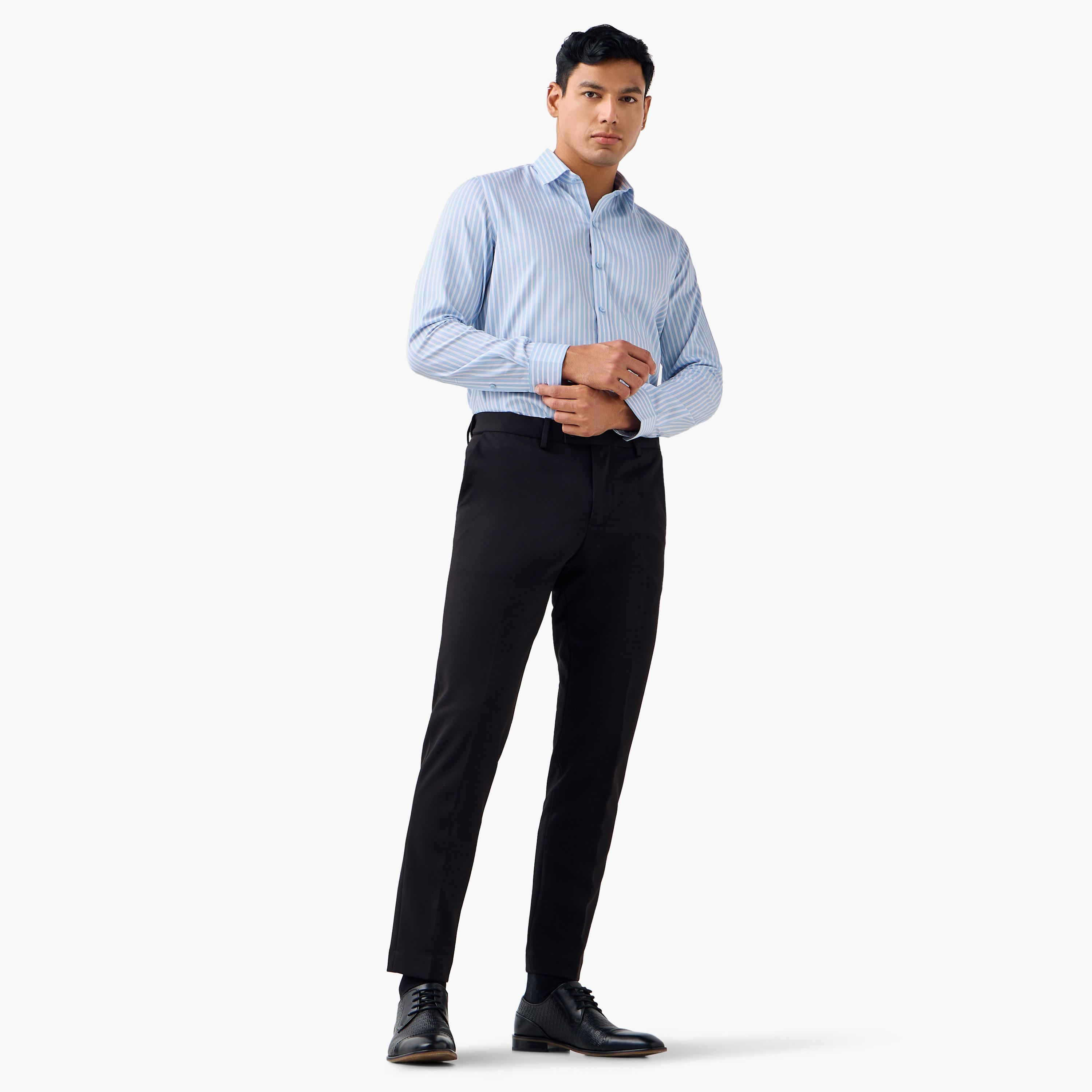 قميص رسمي مقلم بقصّة عادية-men-clothing-shirts-image-5