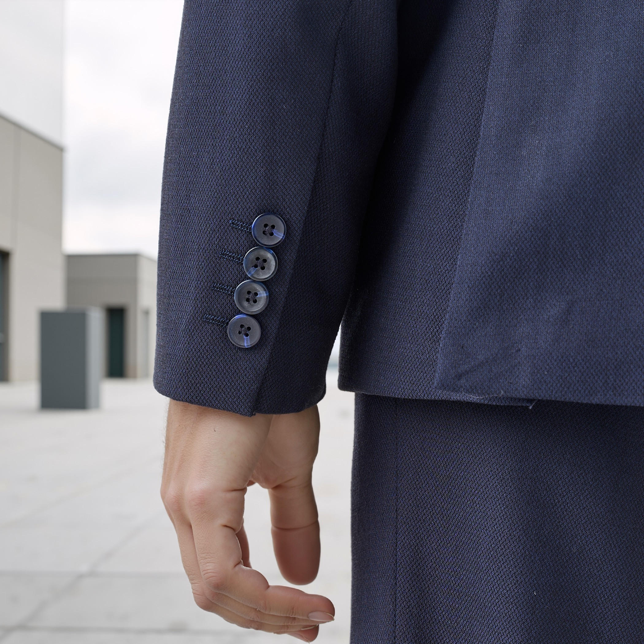 Textured Notch Lapel Blazer with Pockets-men-winterwear-jacketsandblazers-image-6