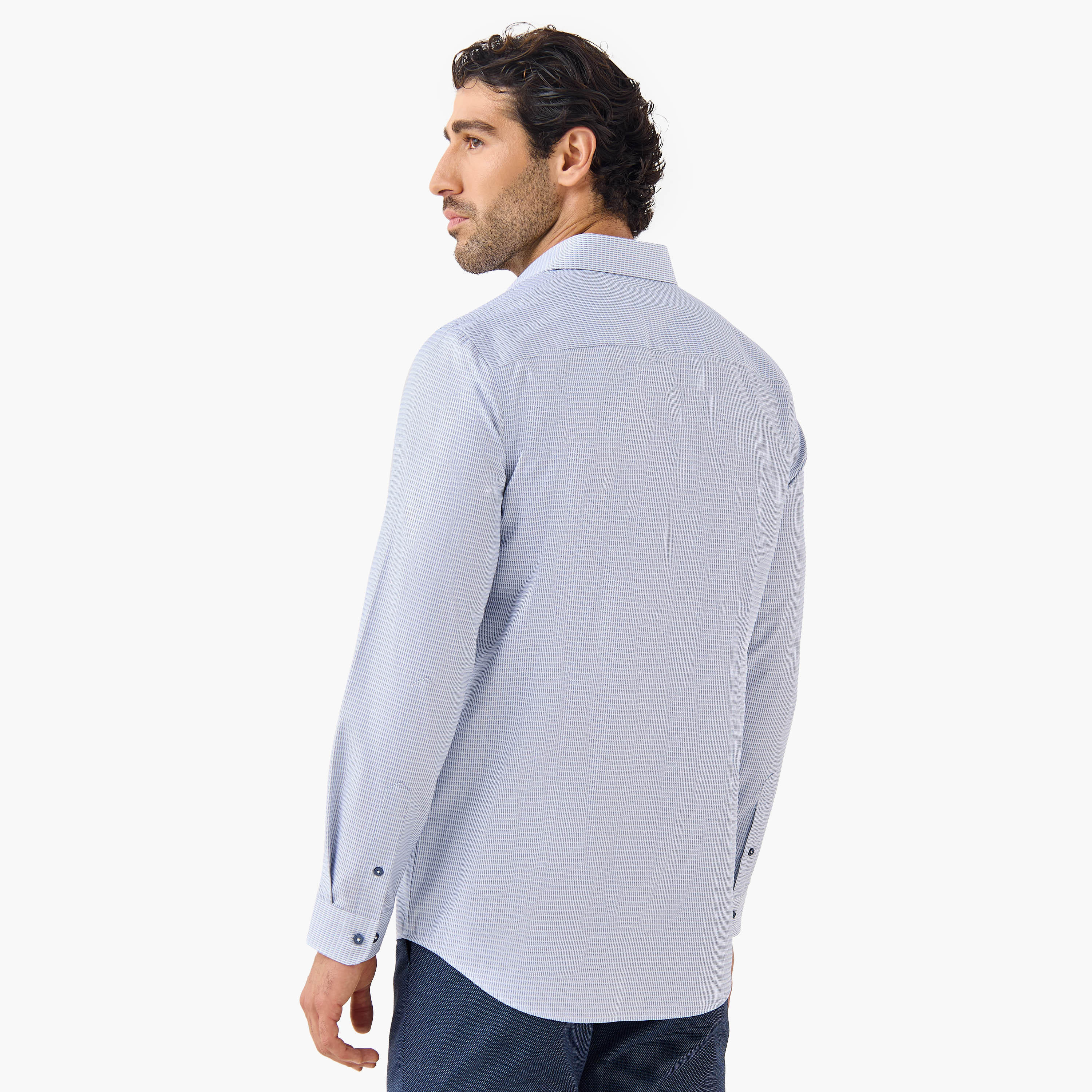 Slim Fit Dobby Collared Shirt-men-clothing-shirts-image-3