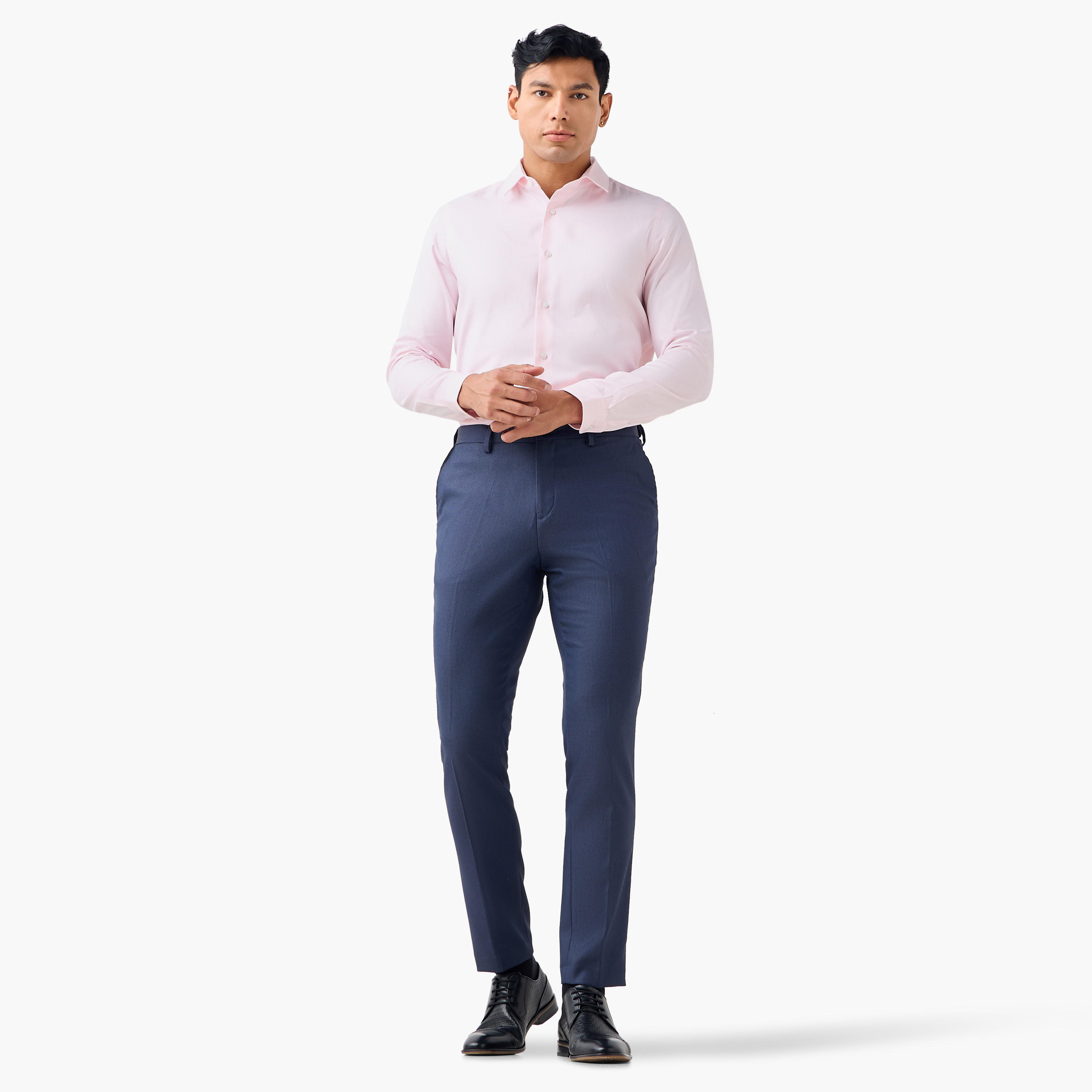 Slim Fit Striped Collared Shirt-men-clothing-shirts-image-2