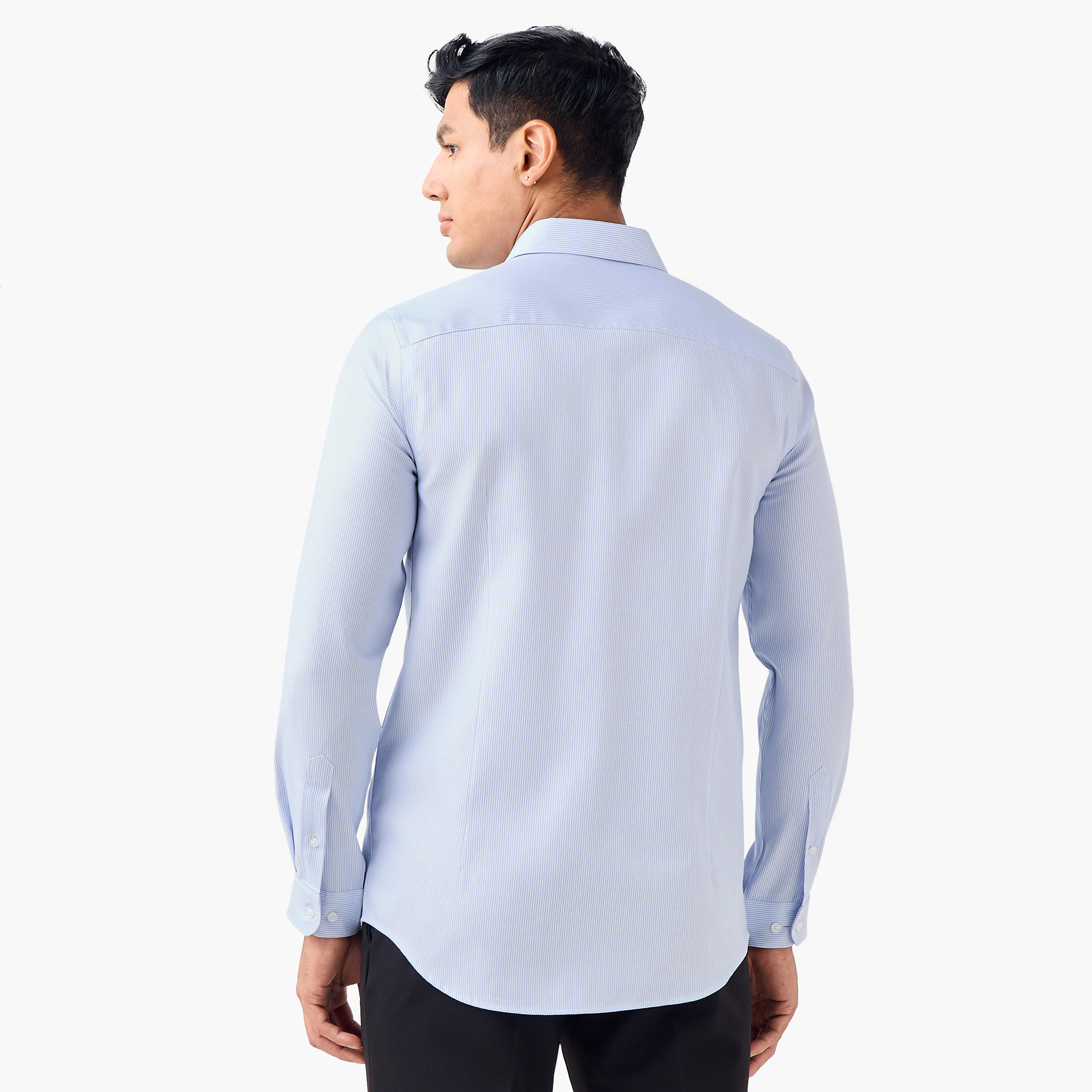 Slim Fit Striped Collared Shirt-men-clothing-shirts-image-3