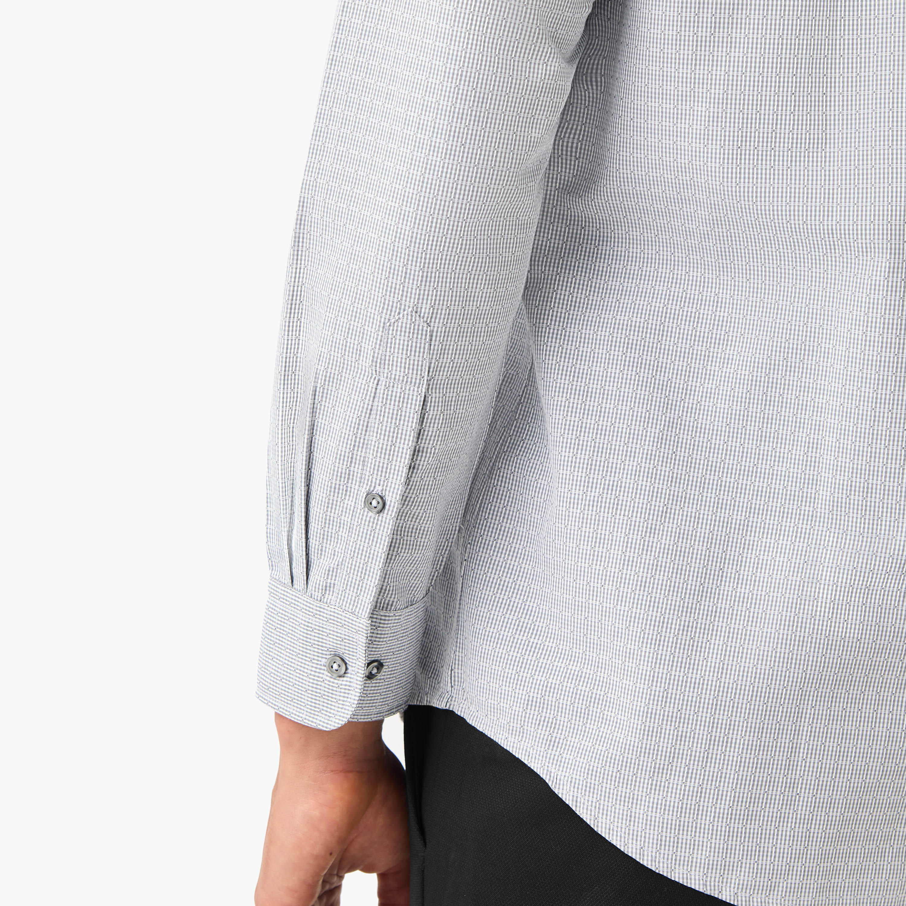 Regular Fit Checked Collared Shirt-men-clothing-shirts-image-4