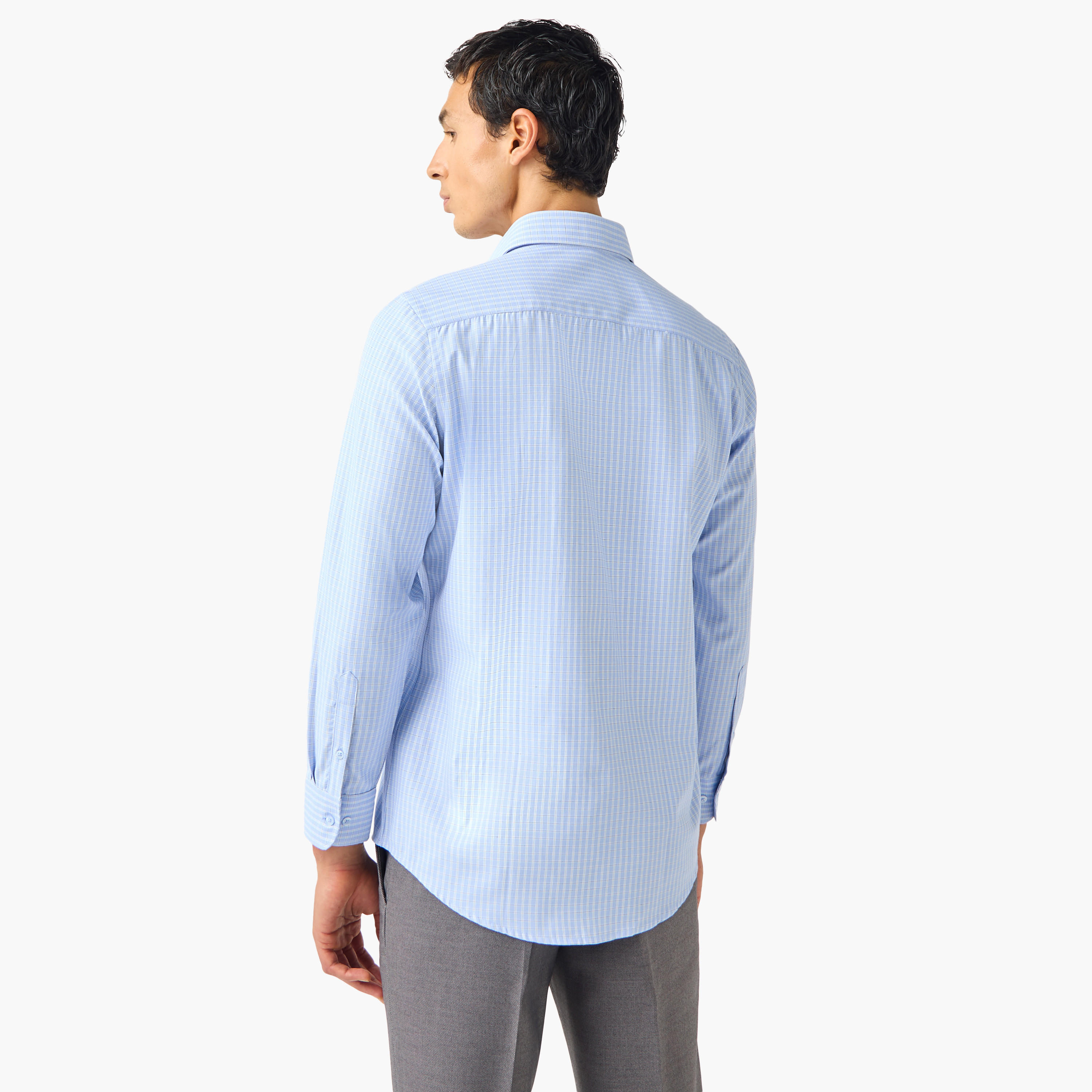 Regular Fit Checked Collared Shirt-PROMO_SP_KSA_6_BUY3FORSAR119_130625-image-3