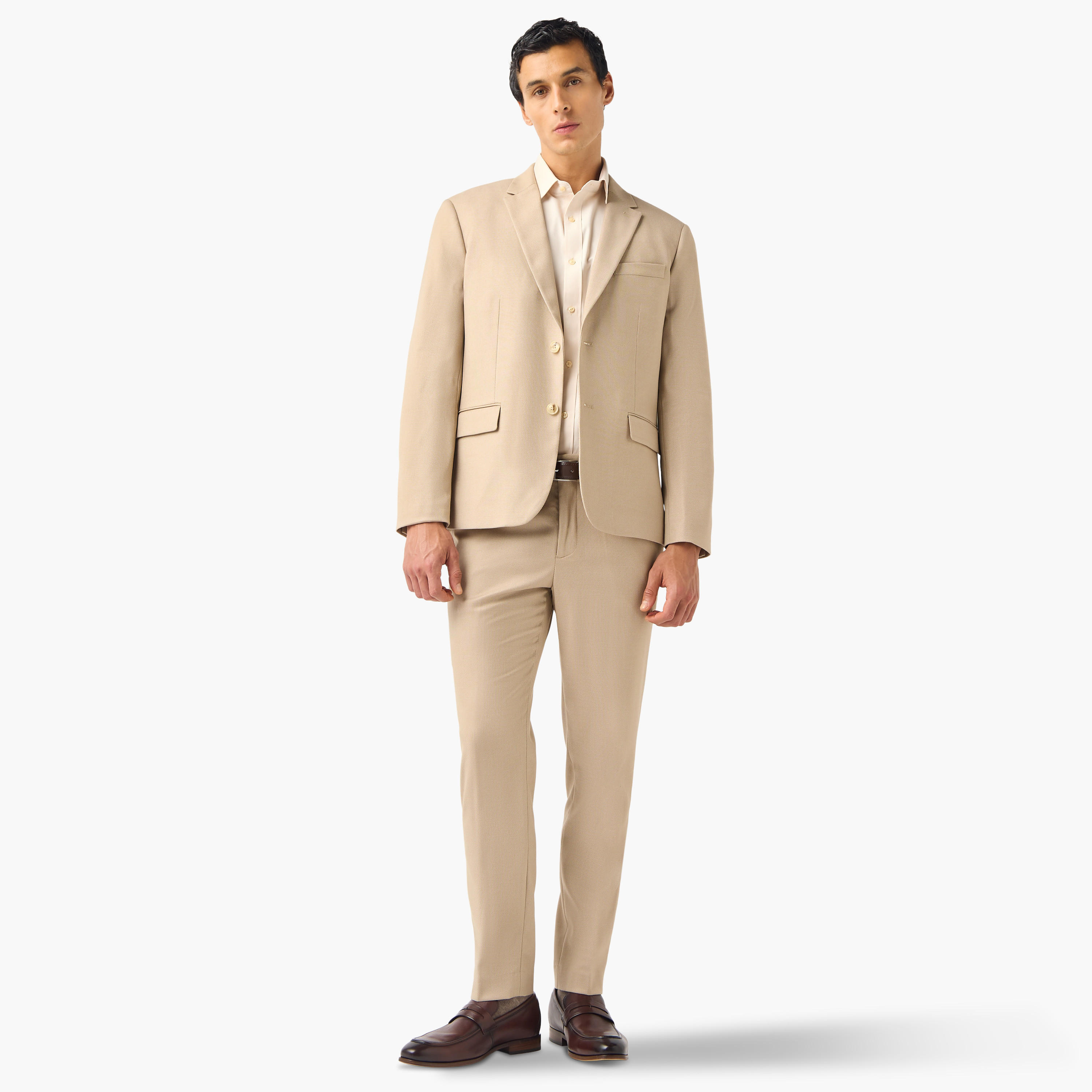 قميص دوبي بياقة وقصة عادية-men-clothing-shirts-image-4