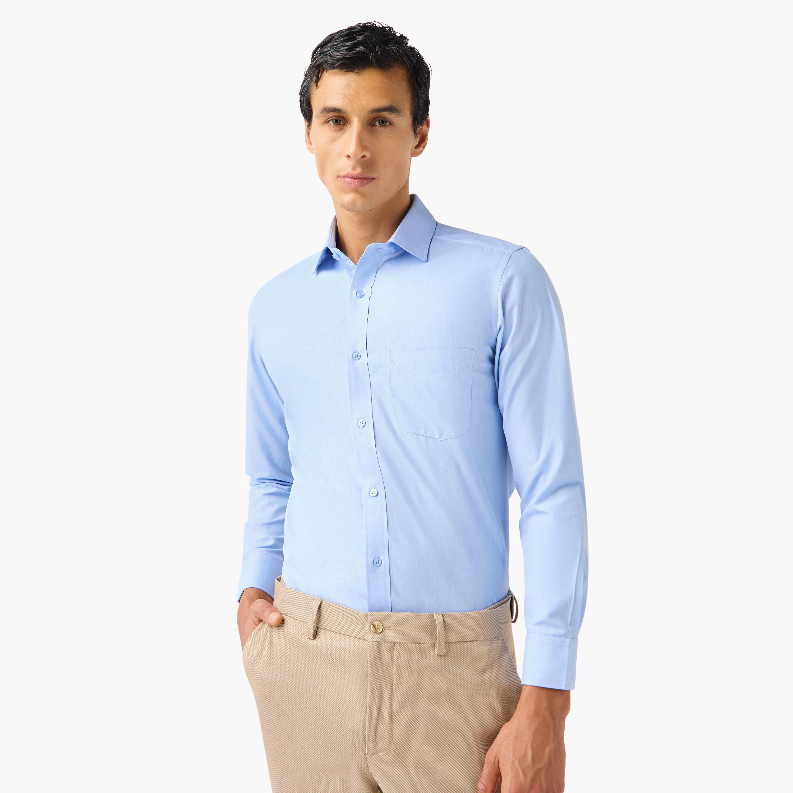 Regular Fit Collared Shirt-PROMO_SP_KSA_6_BUY3FORSAR119_130625-image-1