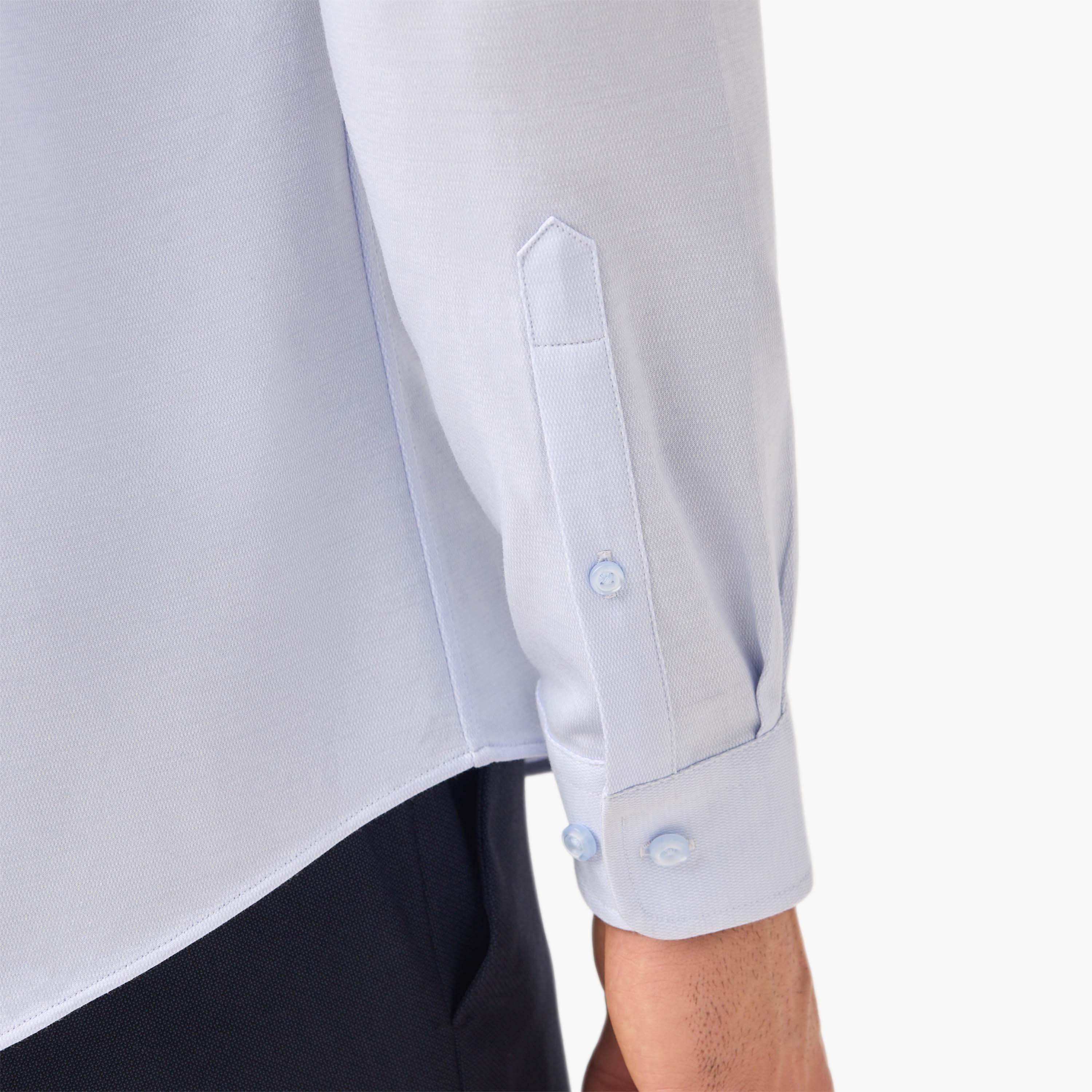Slim Fit Dobby Shirt with Collar and Long Sleeves-men-clothing-shirts-image-6