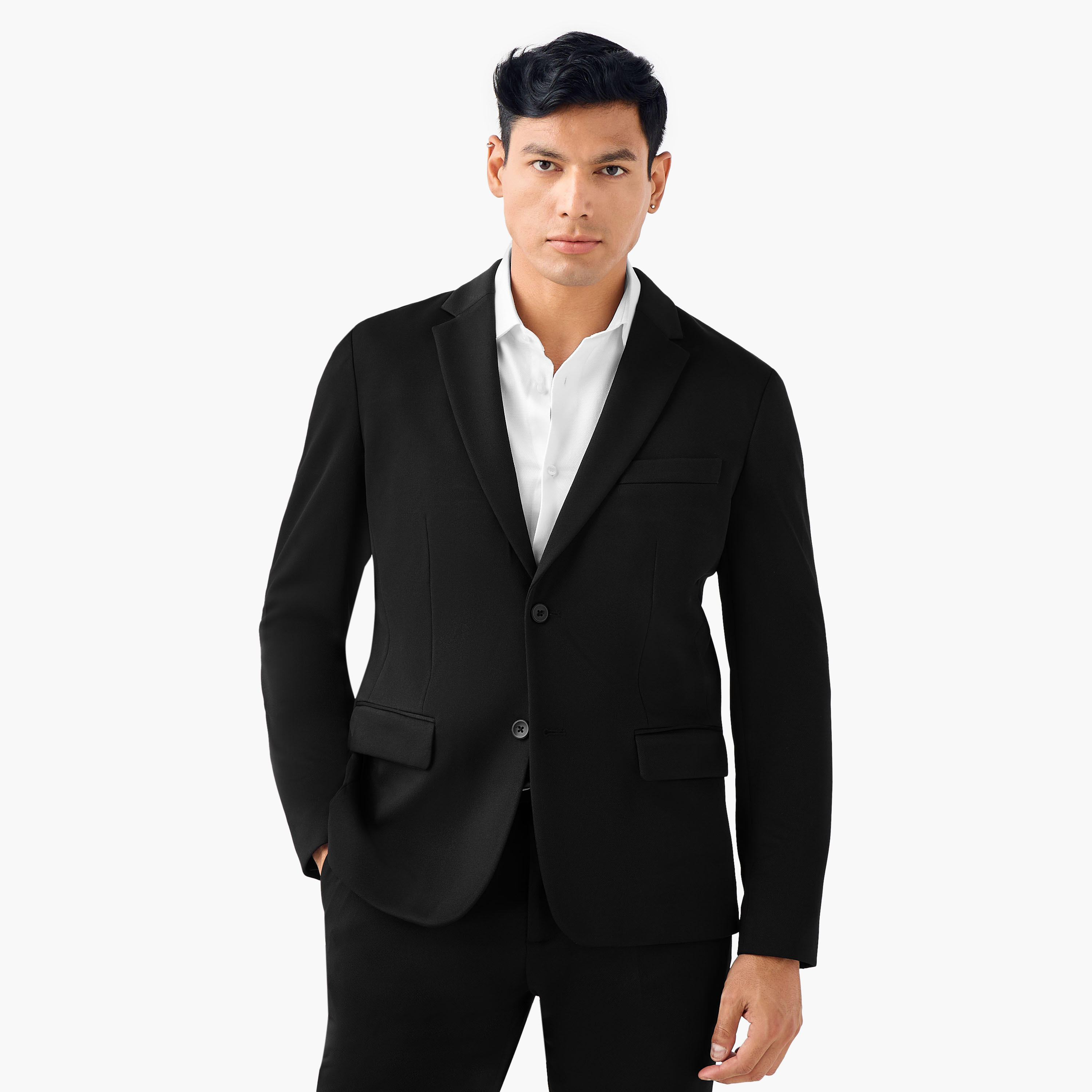 Men Slim Fit Notch Lapel Blazer-men-winterwear-jacketsandblazers-image-1