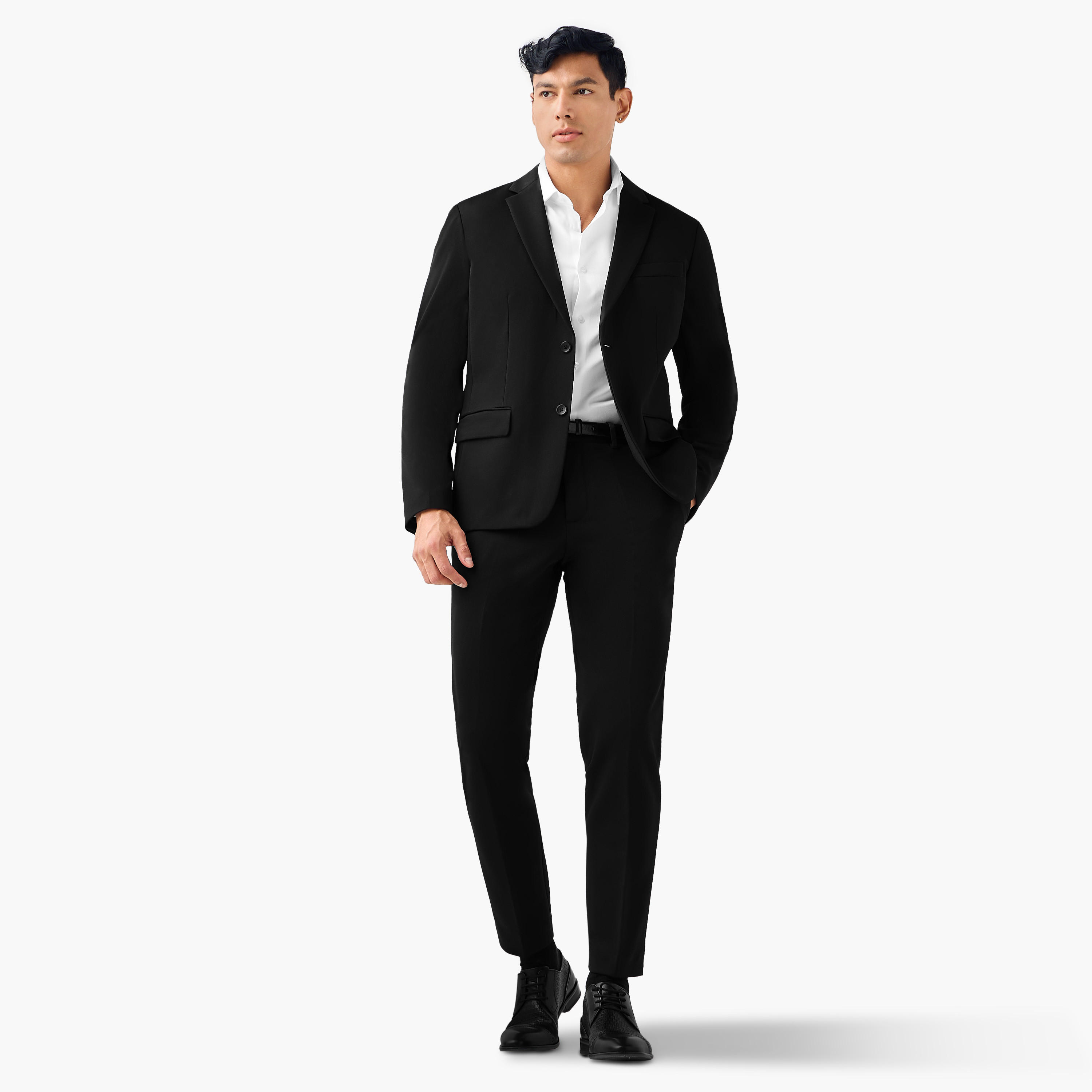 Men Slim Fit Notch Lapel Blazer-men-winterwear-jacketsandblazers-image-2
