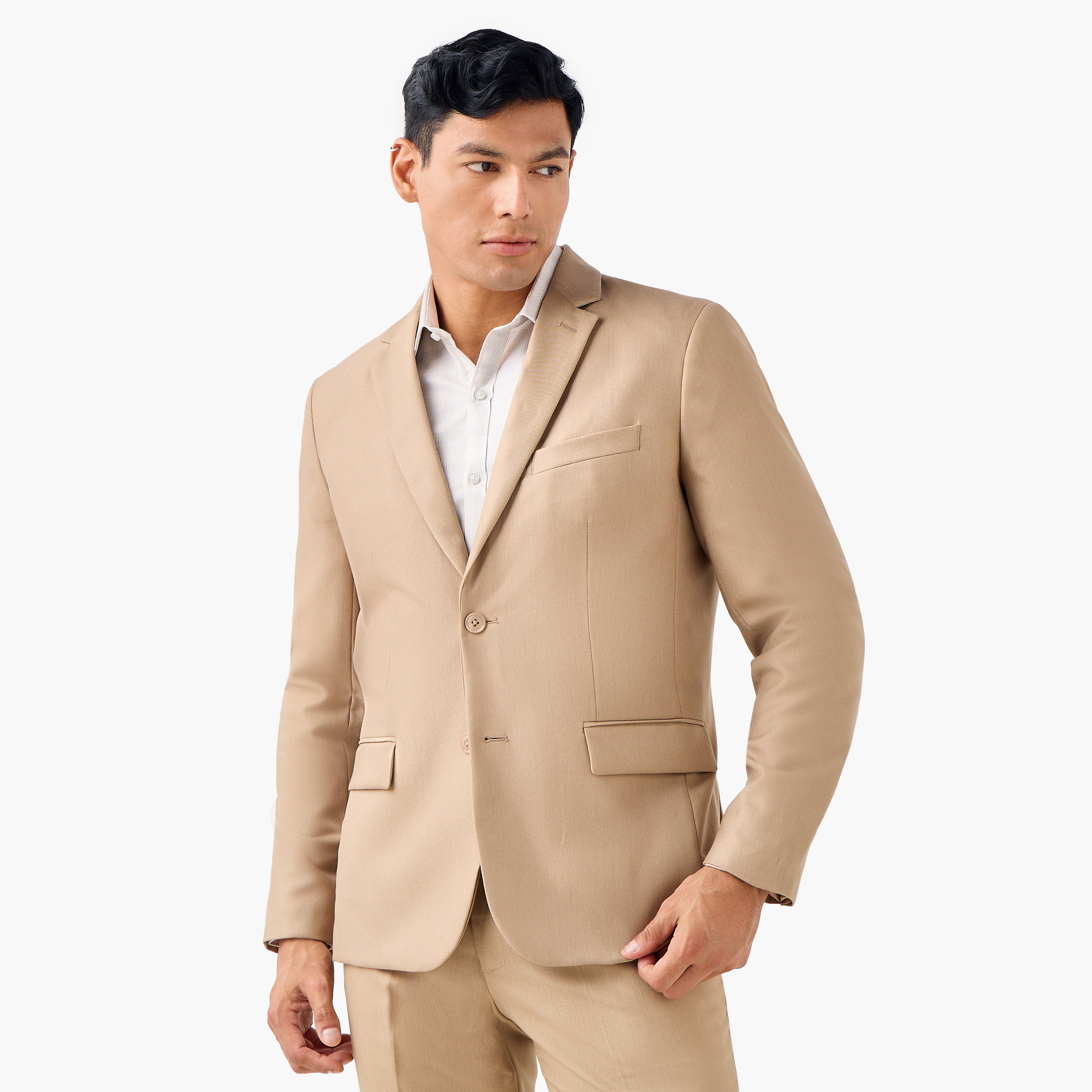 Men Slim Fit Notch Lapel Blazer-men-winterwear-jacketsandblazers-image-1