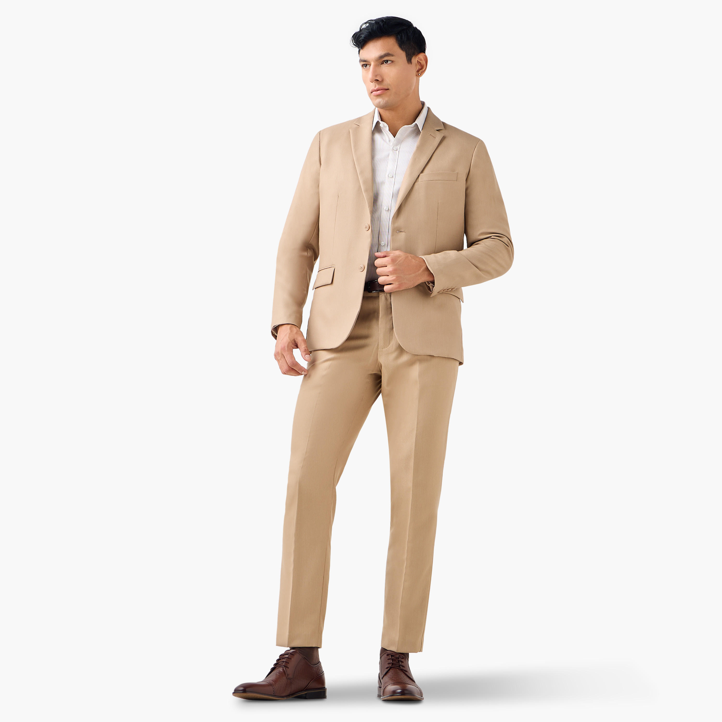 Men Slim Fit Notch Lapel Blazer-men-winterwear-jacketsandblazers-image-2