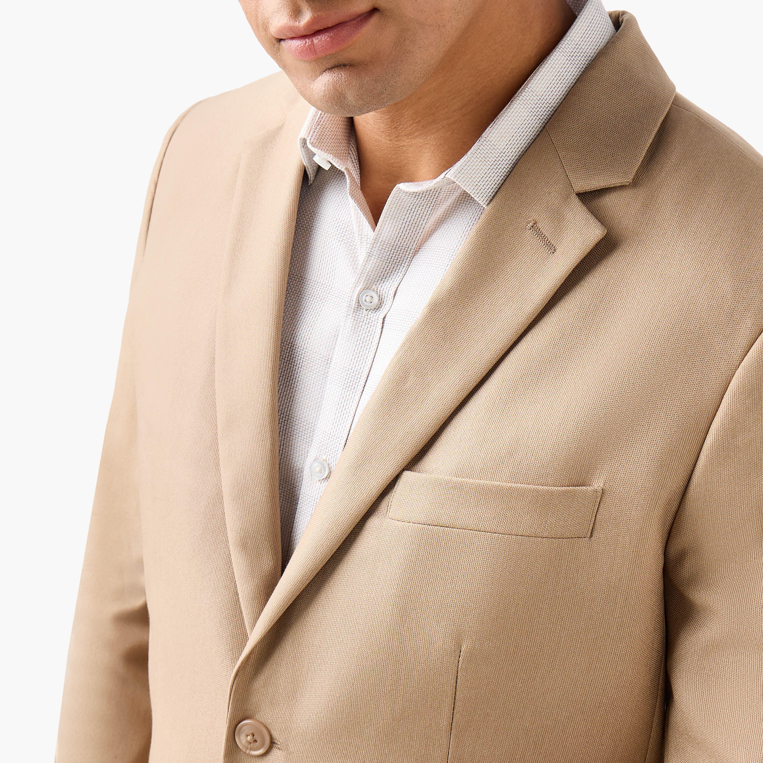 Men Slim Fit Notch Lapel Blazer-men-winterwear-jacketsandblazers-image-4
