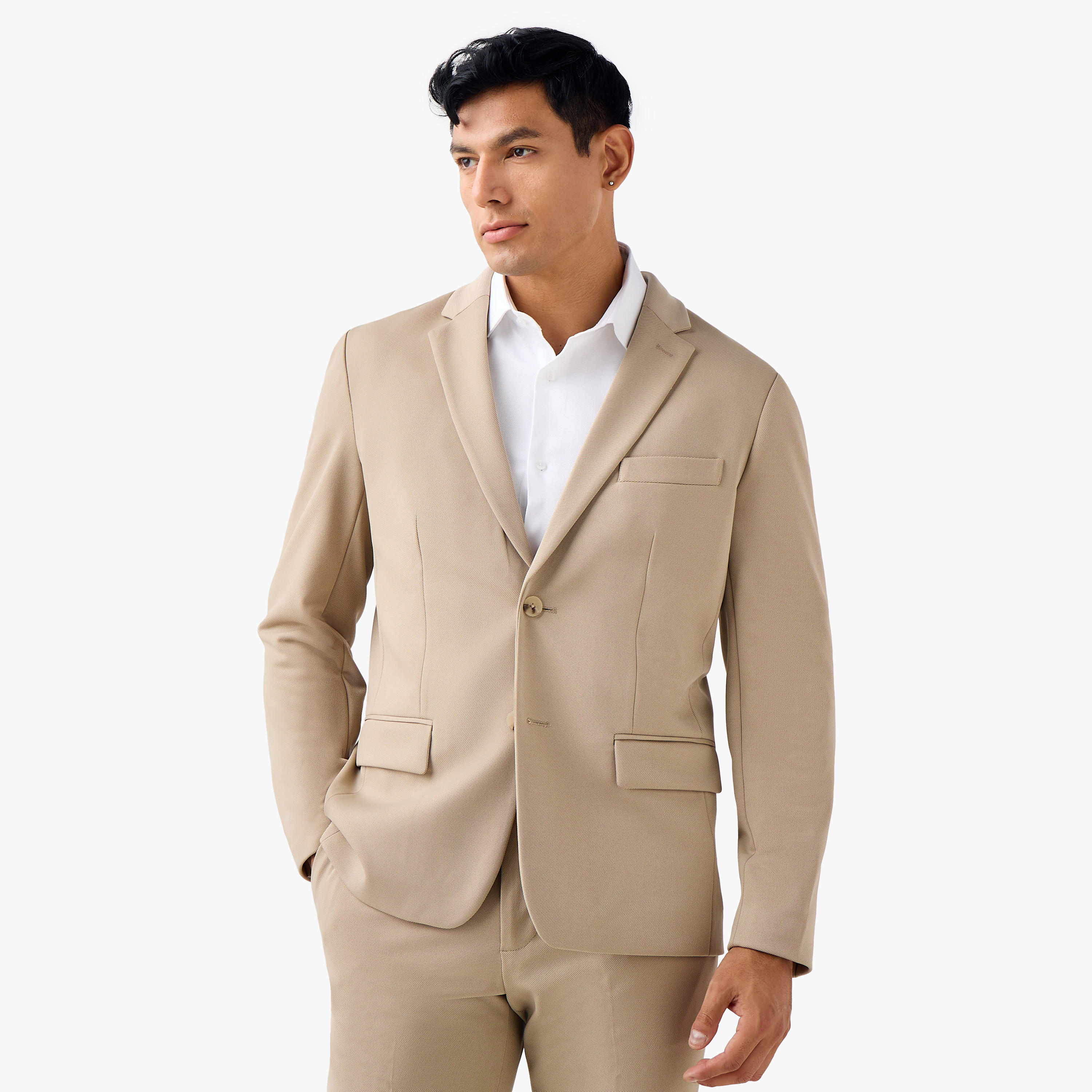 Men Slim Fit Notch Lapel Blazer-men-winterwear-jacketsandblazers-image-1