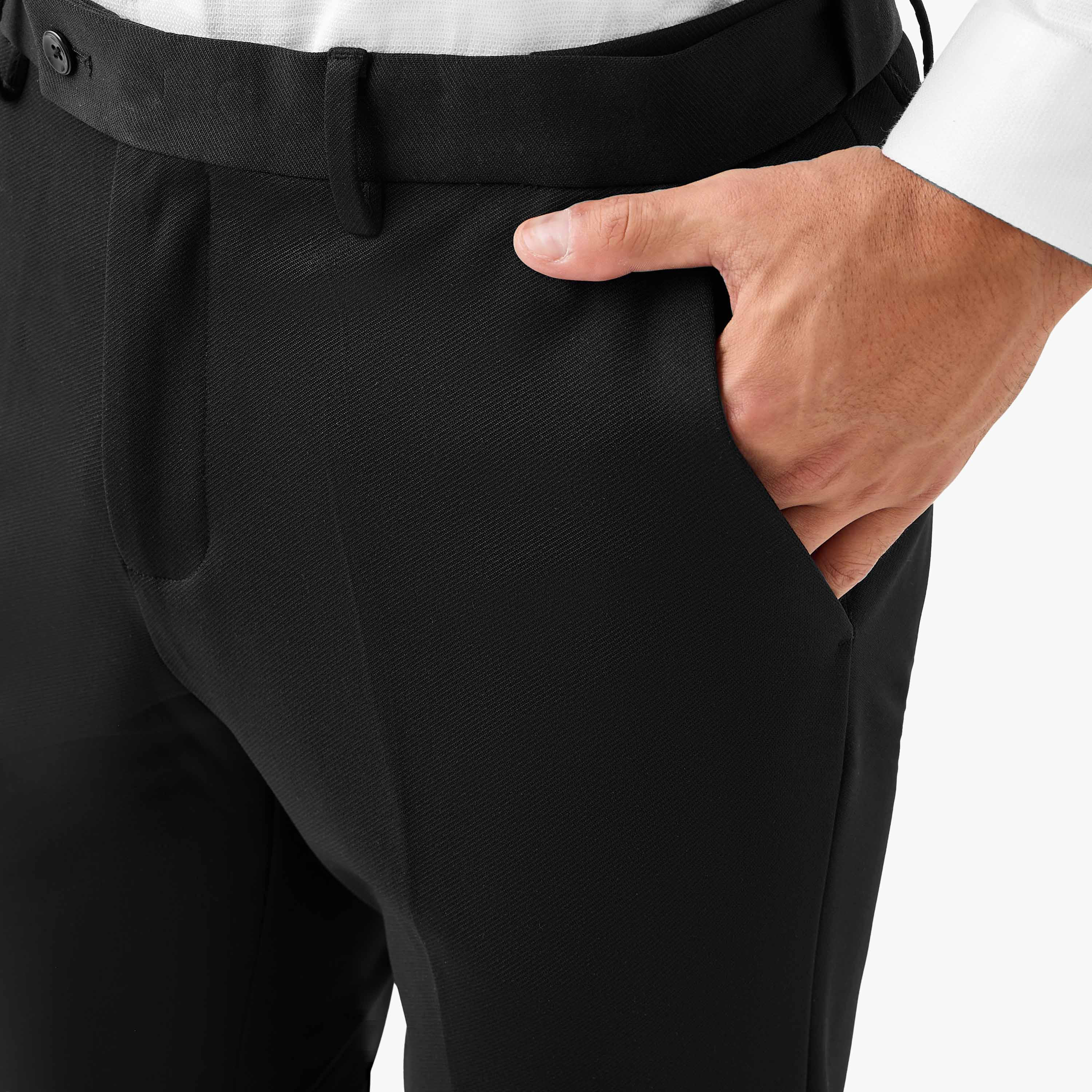 Men Slim Fit Flexi Waist Formal Trousers-men-clothing-bottoms-trousersandchinos-trousers-image-4