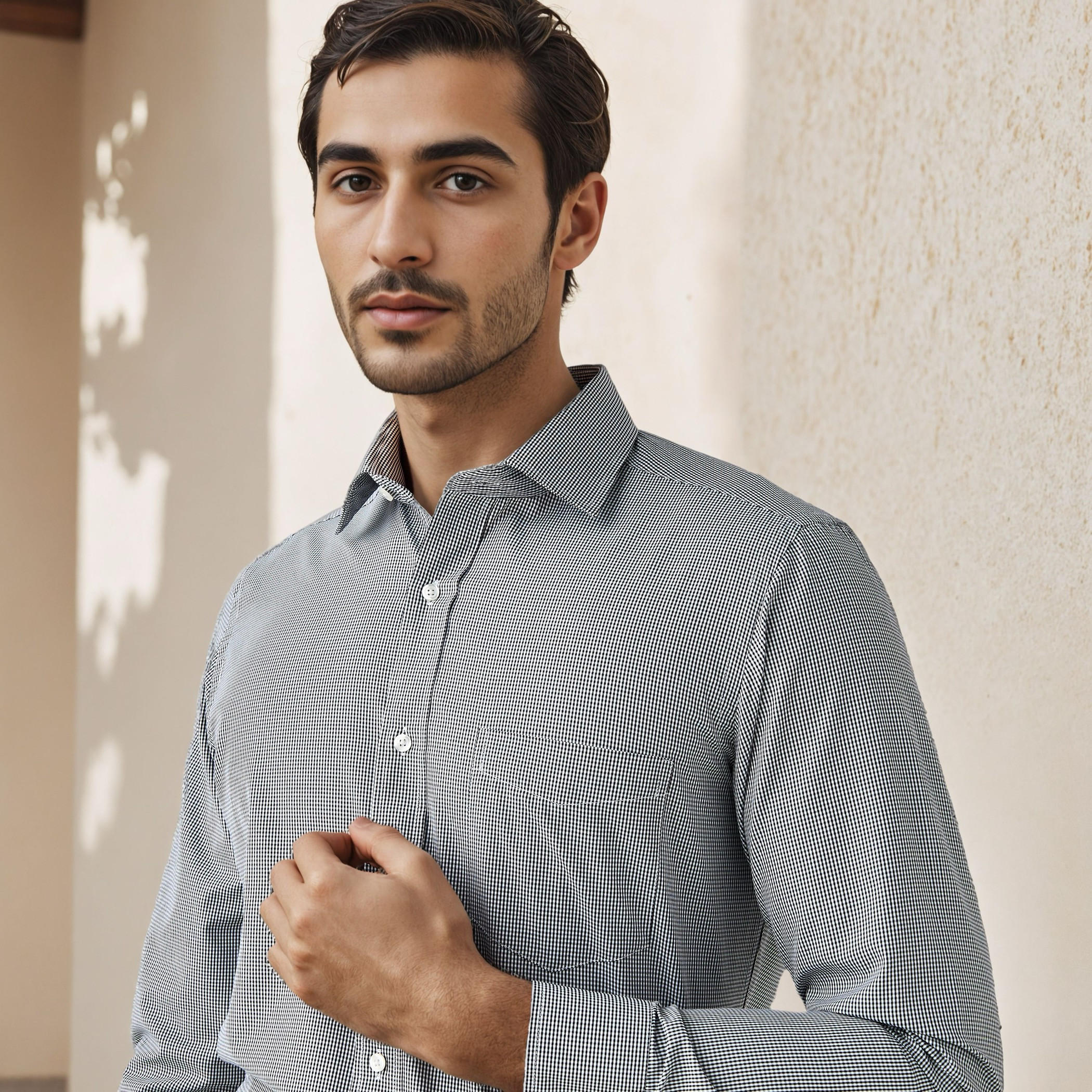 Regular Fit Checked Shirt-PROMO_SP_KSA_6_BUY3FORSAR119_130625-image-4