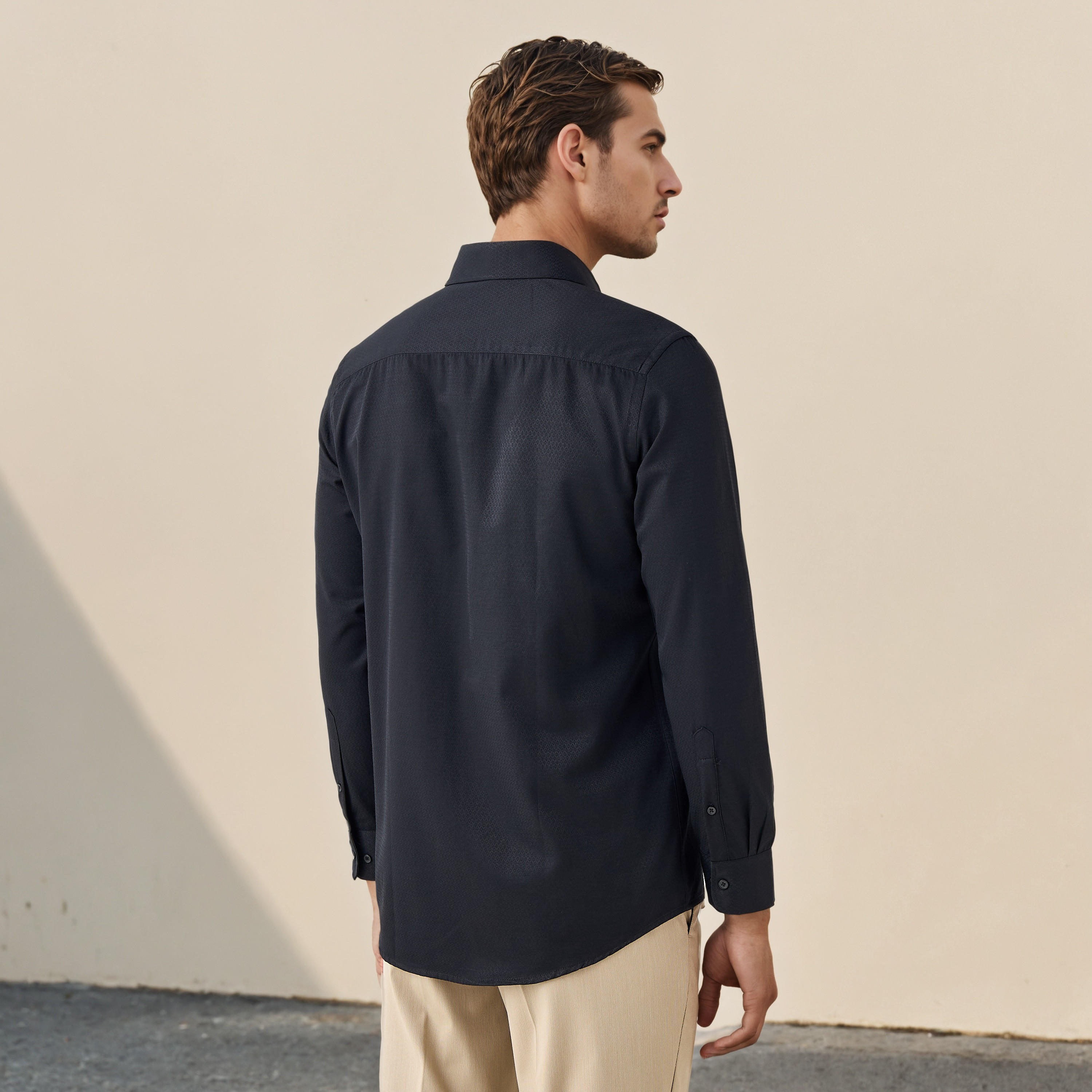 Easy Iron Regular Fit Dobby Formal Shirt-men-clothing-shirts-image-3