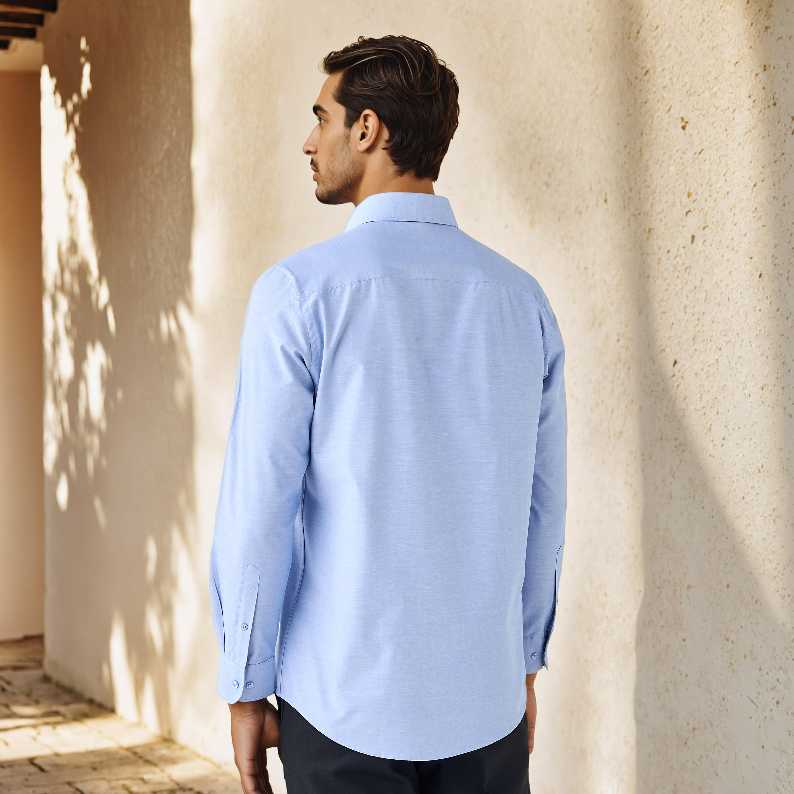 Easy Iron Regular Fit Formal Shirt-men-clothing-shirts-image-3