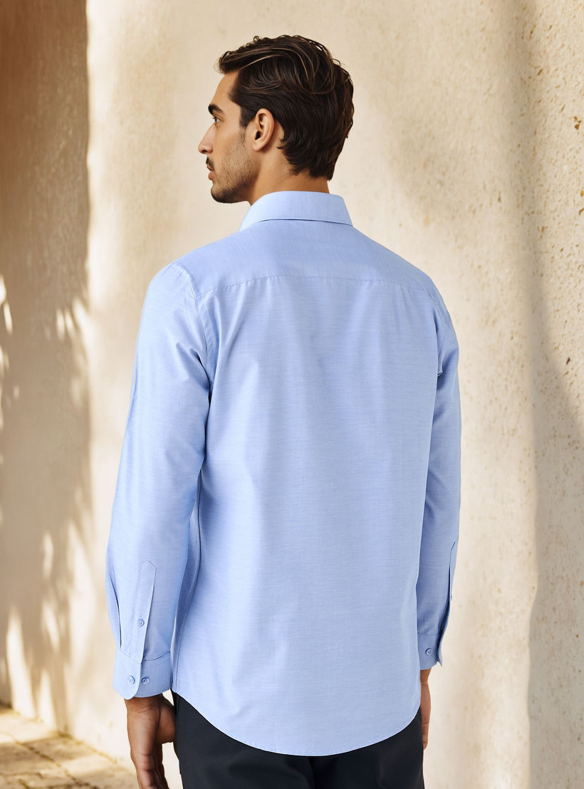 Easy Iron Regular Fit Formal Shirt-men-clothing-shirts-image-3