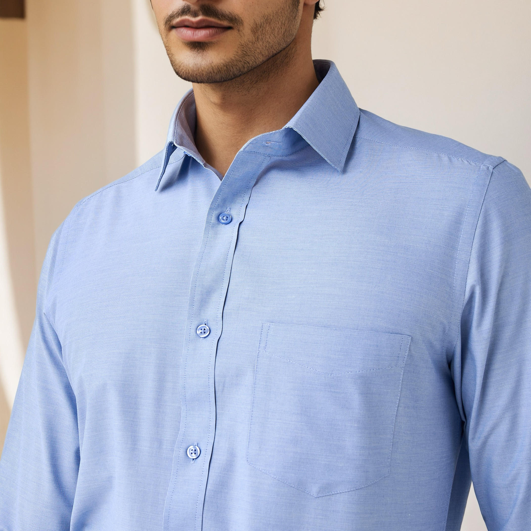 Easy Iron Regular Fit Formal Shirt-men-clothing-shirts-image-4