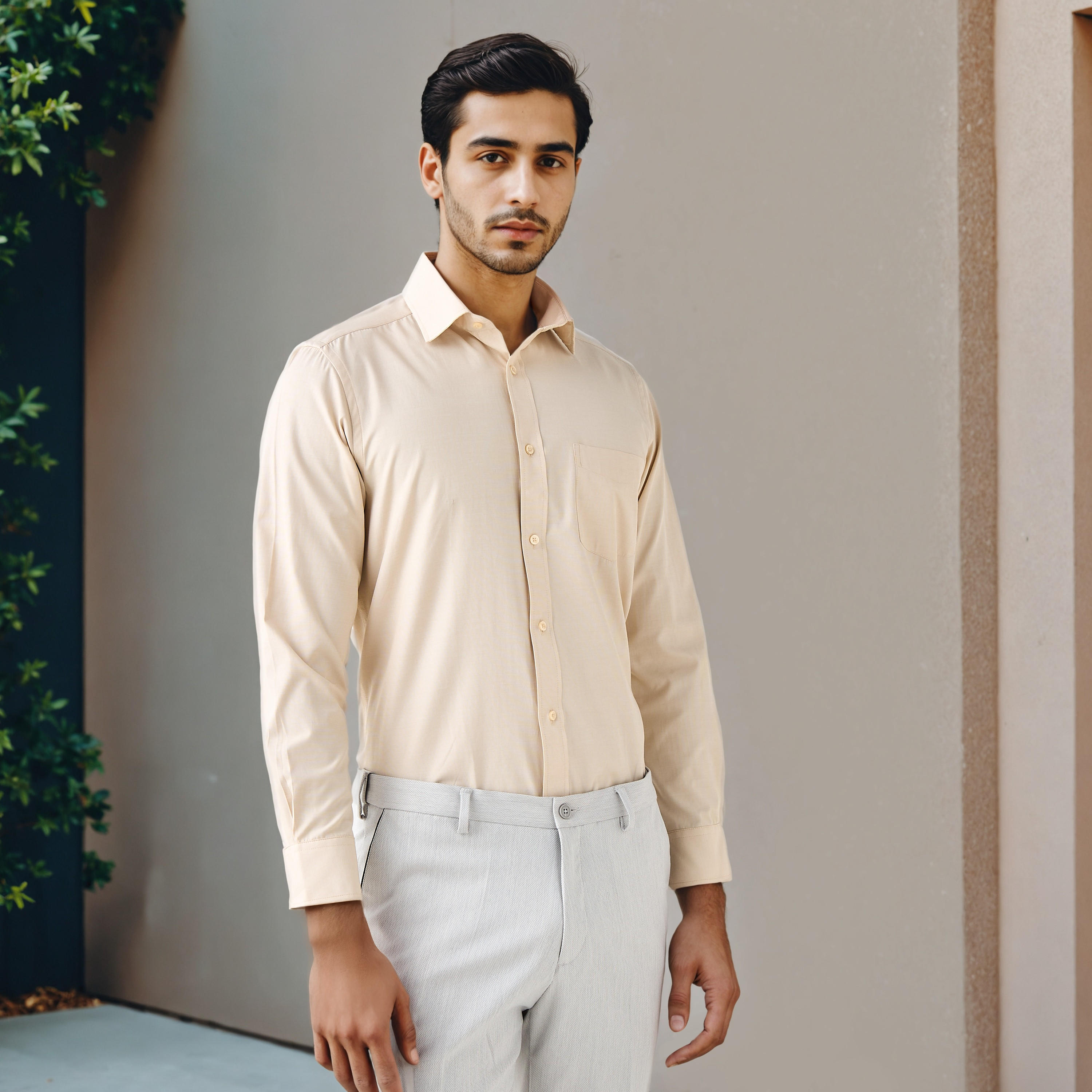 Easy Iron Regular Fit Formal Shirt-men-clothing-shirts-image-1