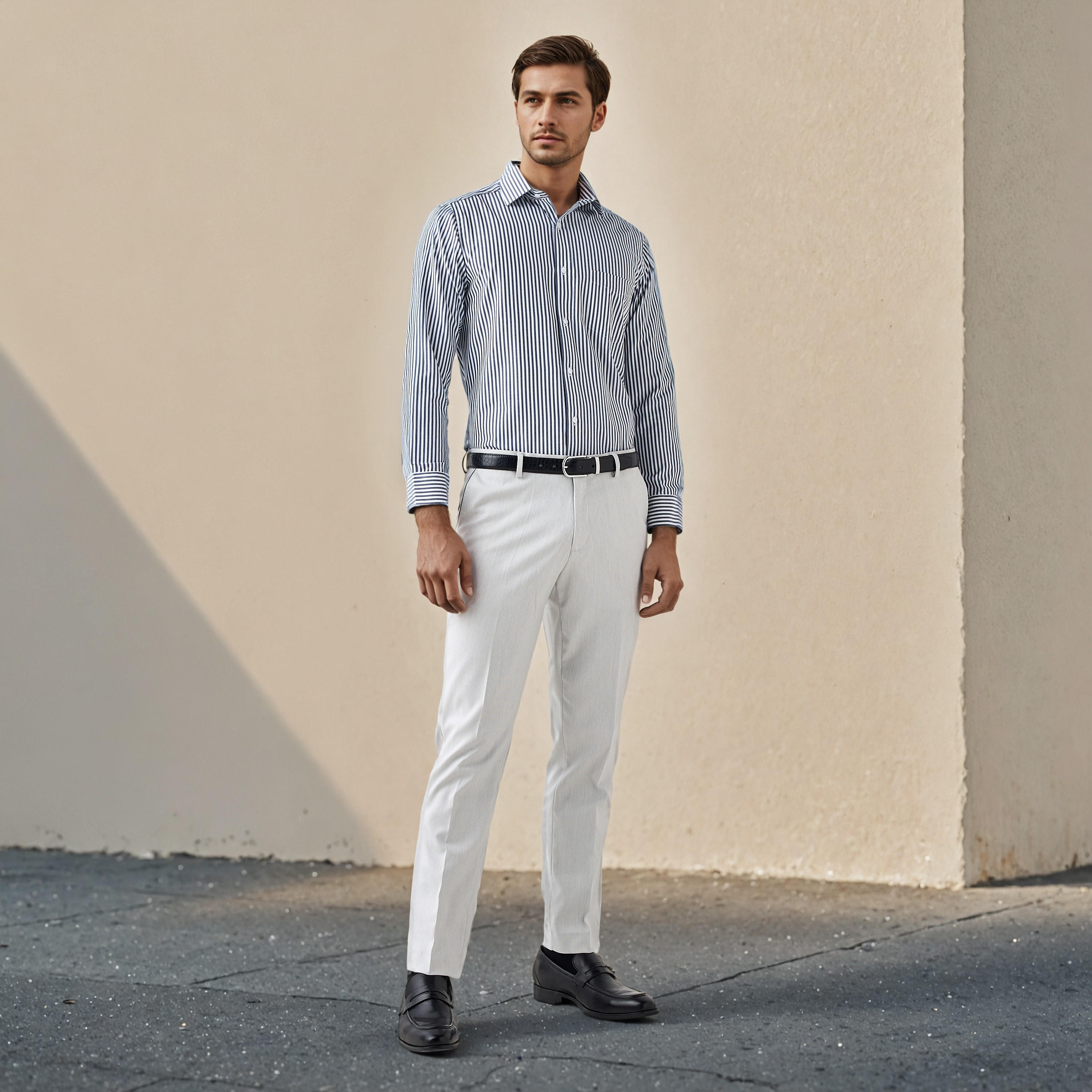 قميص مخطط بقصّة عادية-men-clothing-shirts-image-2