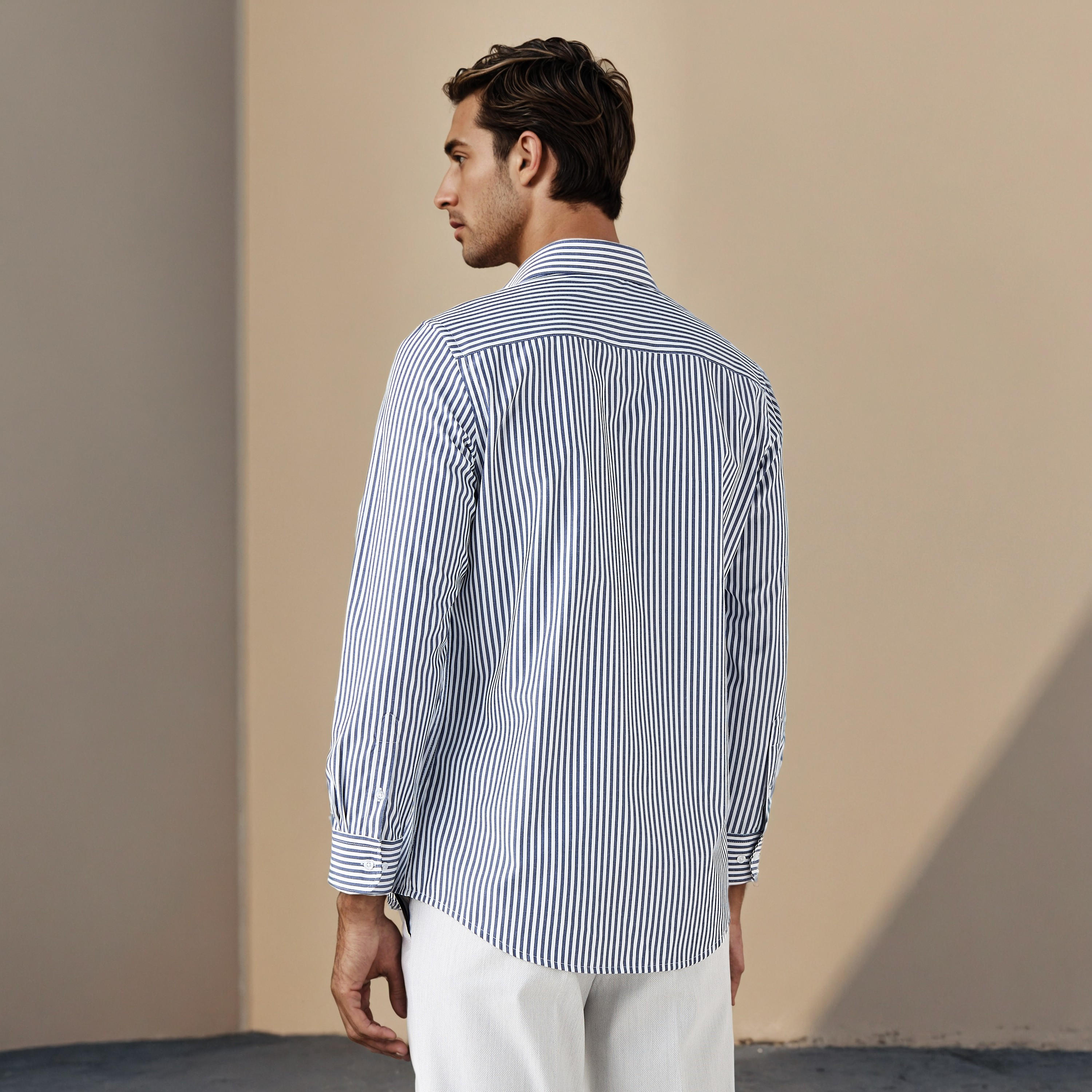 قميص مخطط بقصّة عادية-men-clothing-shirts-image-3