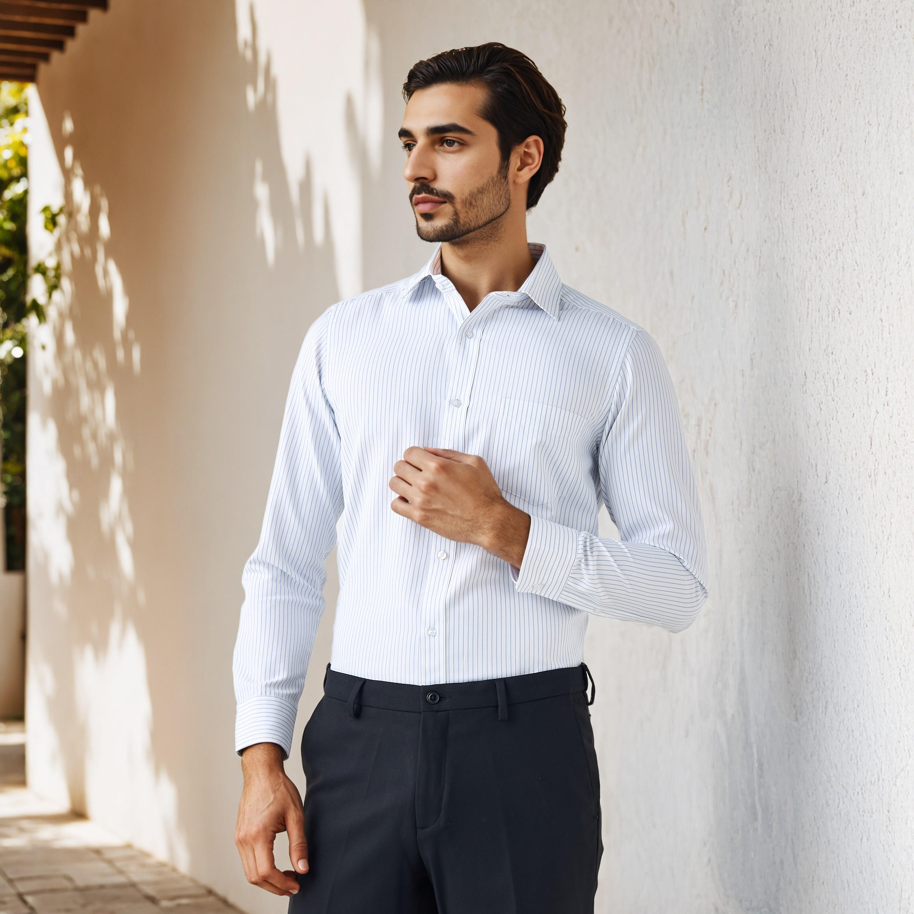 قميص مخطط بقصّة عادية-men-clothing-shirts-image-5