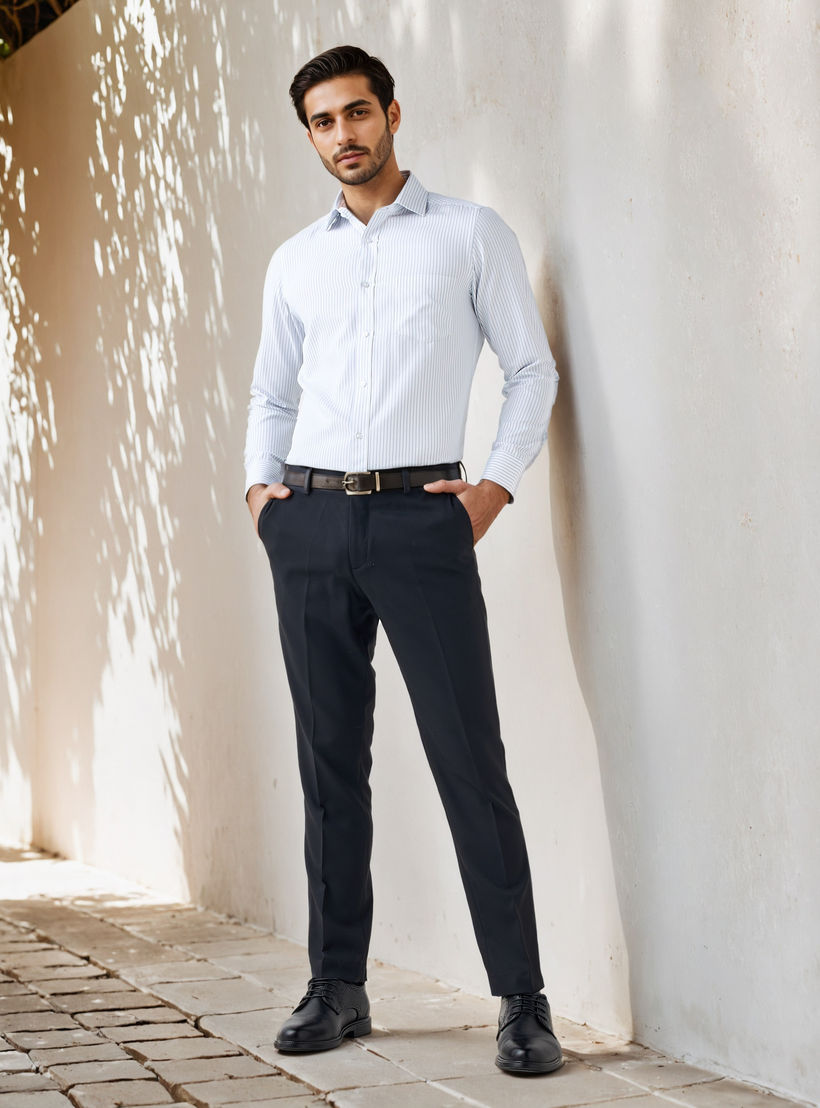 قميص مخطط بقصّة عادية-men-clothing-shirts-image-2