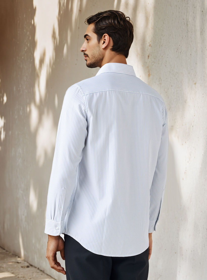 قميص مخطط بقصّة عادية-men-clothing-shirts-image-3