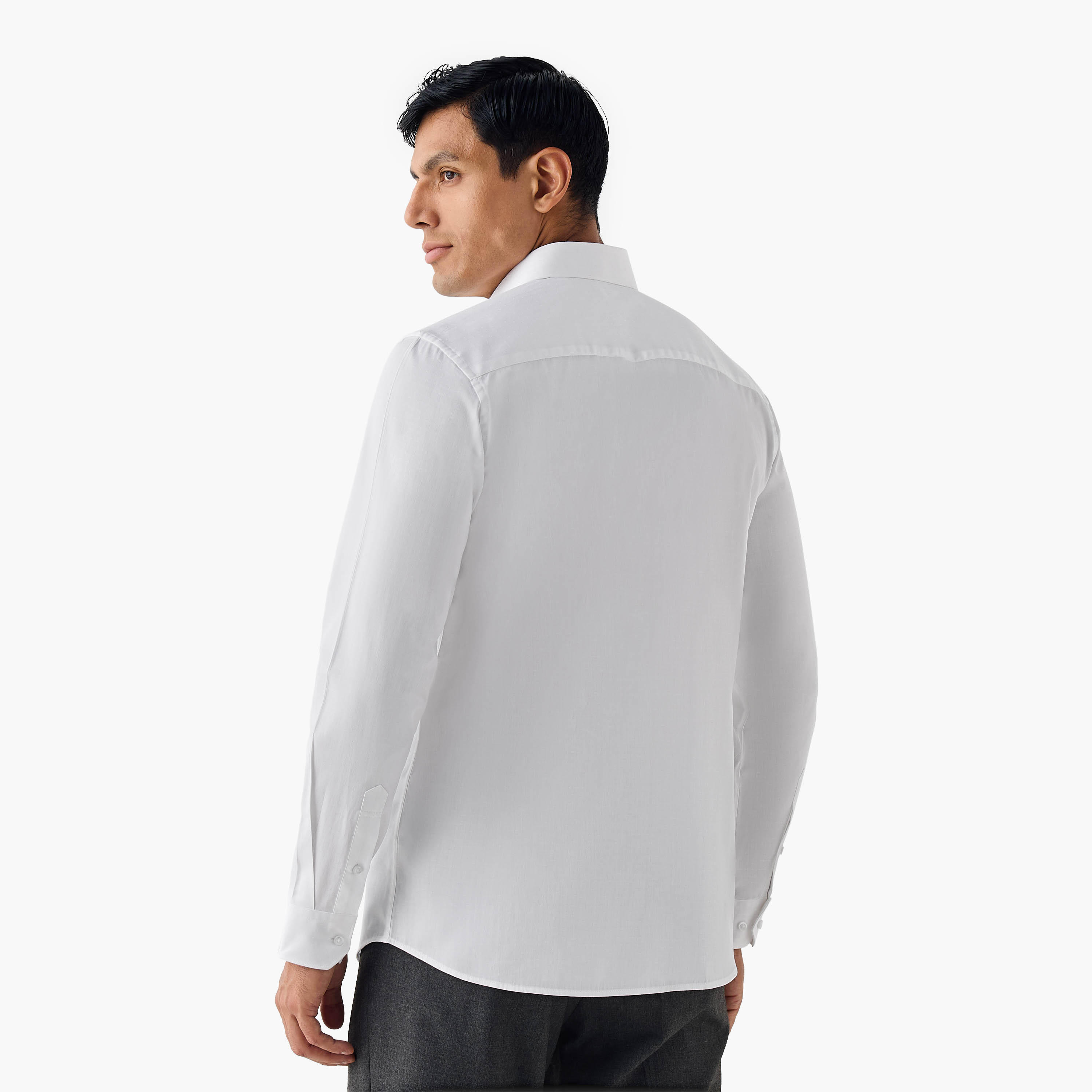 Regular Fit Textured Collared Shirt-men-clothing-shirts-image-3