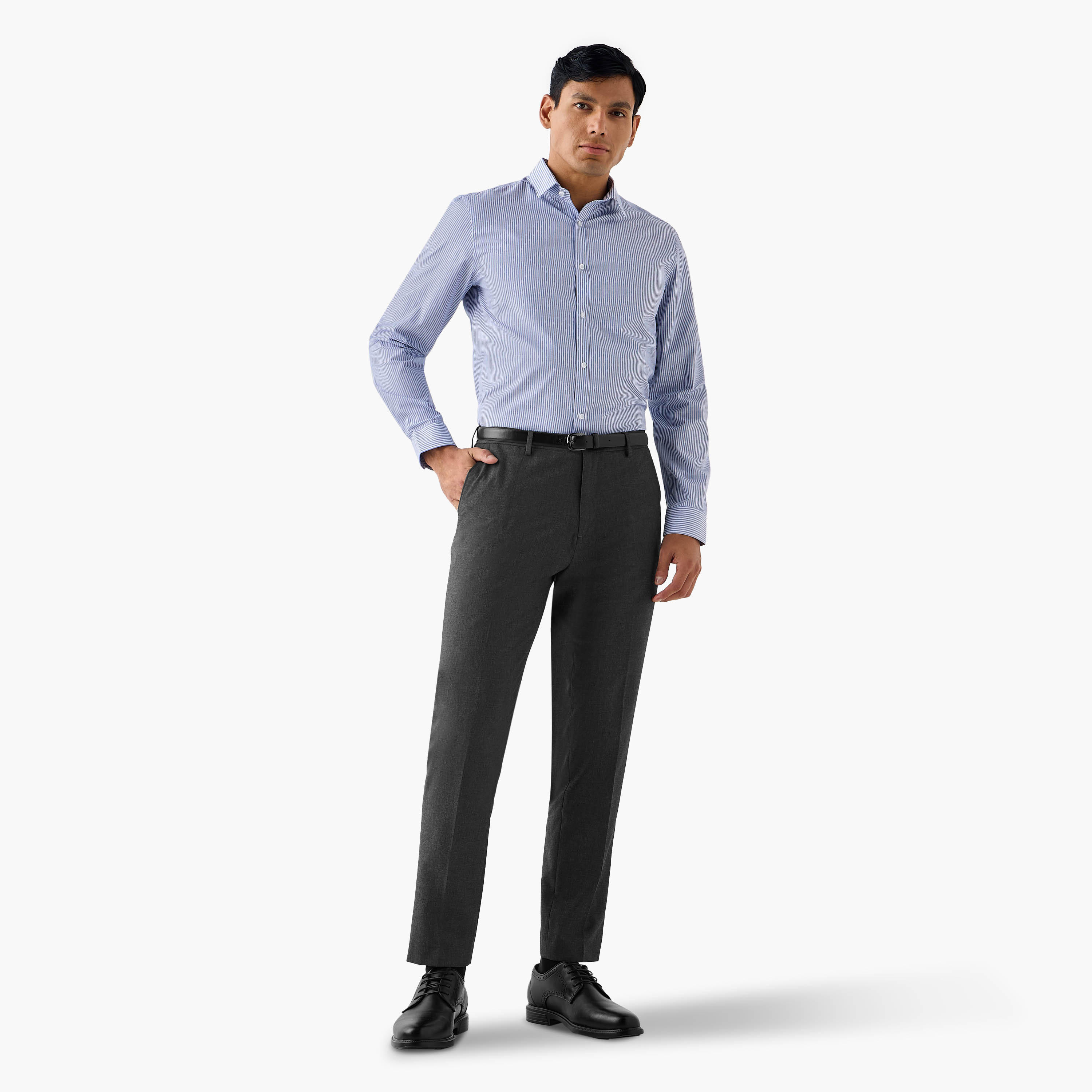 قميص مقلّم بياقة عادية-men-clothing-shirts-image-4