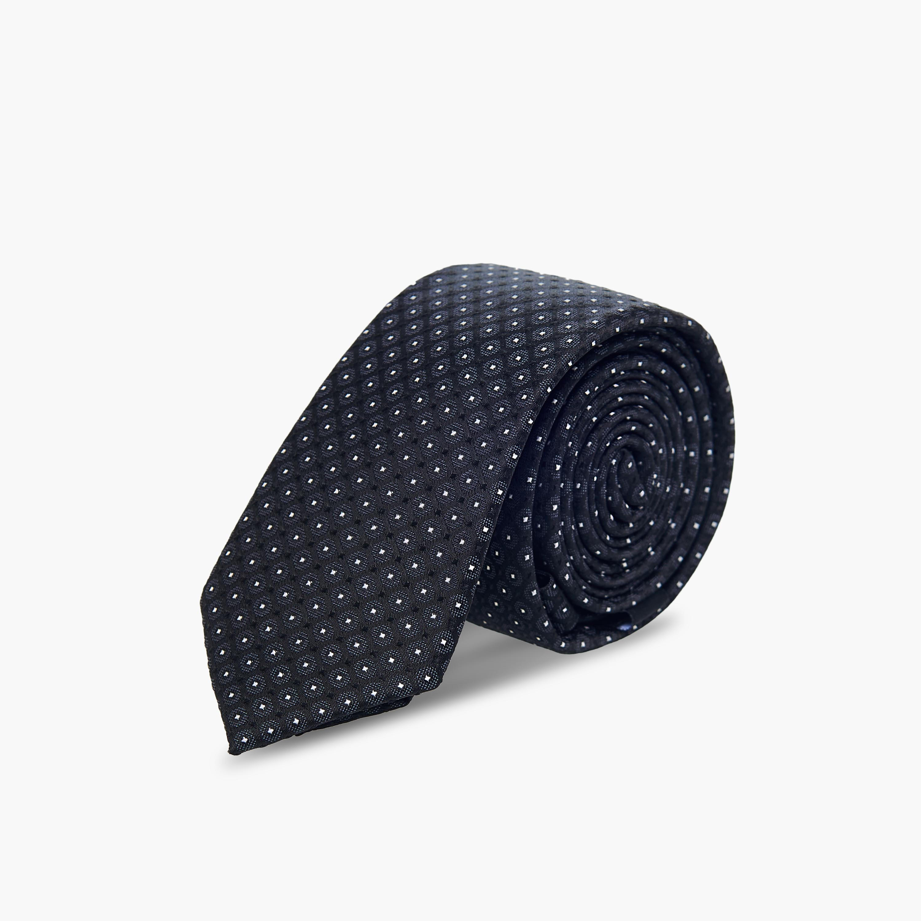 ربطة عنق بارزة الملمس بحلقة تثبيت-men-tiesandcufflinks-pocketsquares-image-4