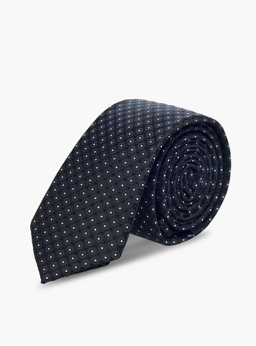 ربطة عنق بارزة الملمس بحلقة تثبيت-men-tiesandcufflinks-pocketsquares-image-4
