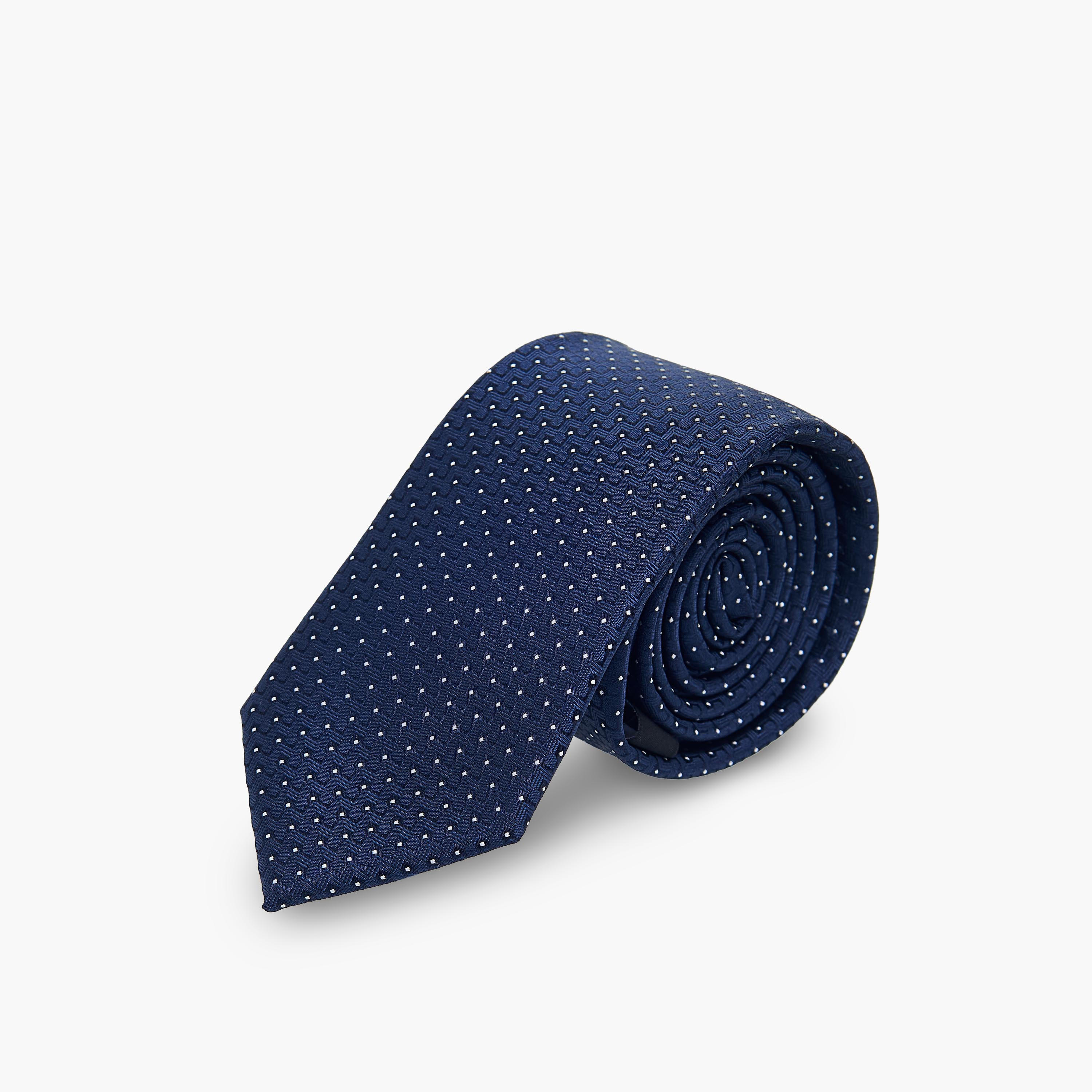 ربطة عنق بارزة الملمس بحلقة تثبيت-men-tiesandcufflinks-pocketsquares-image-1