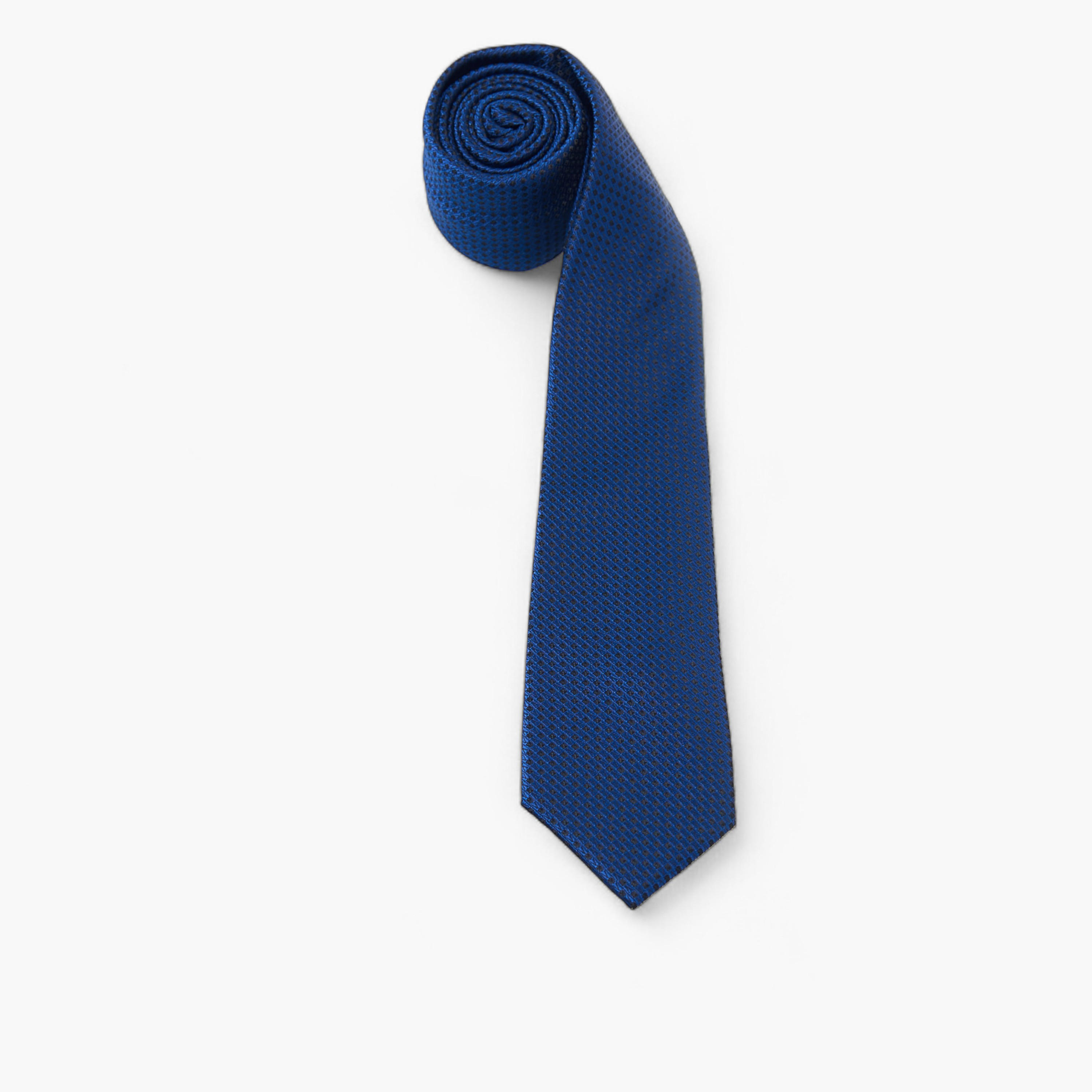 Textured Tie with Keeper Loop-men-tiesandcufflinks-pocketsquares-image-2