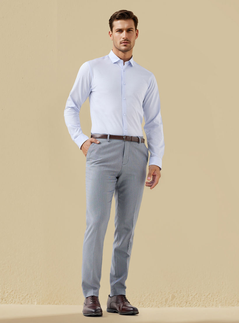 Regular Fit Dobby Shirt-men-clothing-shirts-image-2