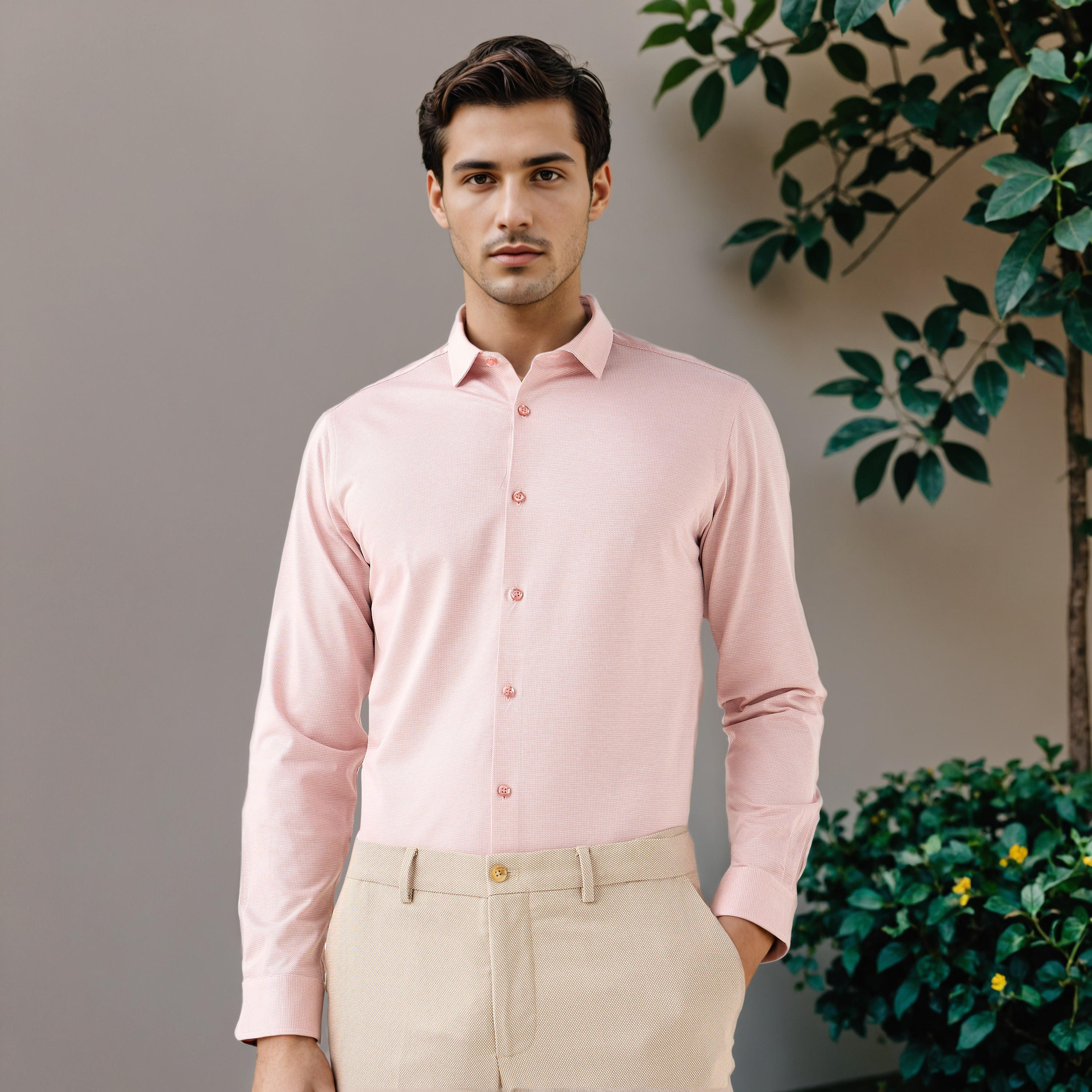 Regular Fit Textured Shirt-men-clothing-shirts-image-1